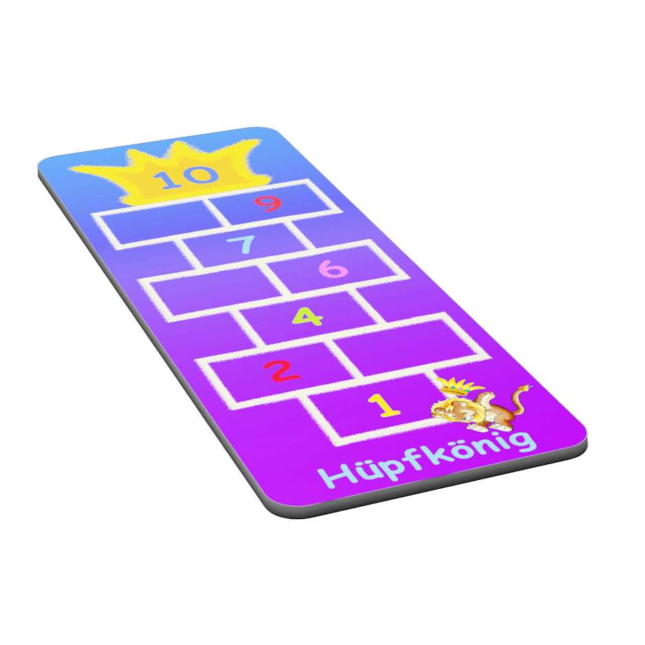 Würfelwelt Spielteppich „Hüpfkönig“