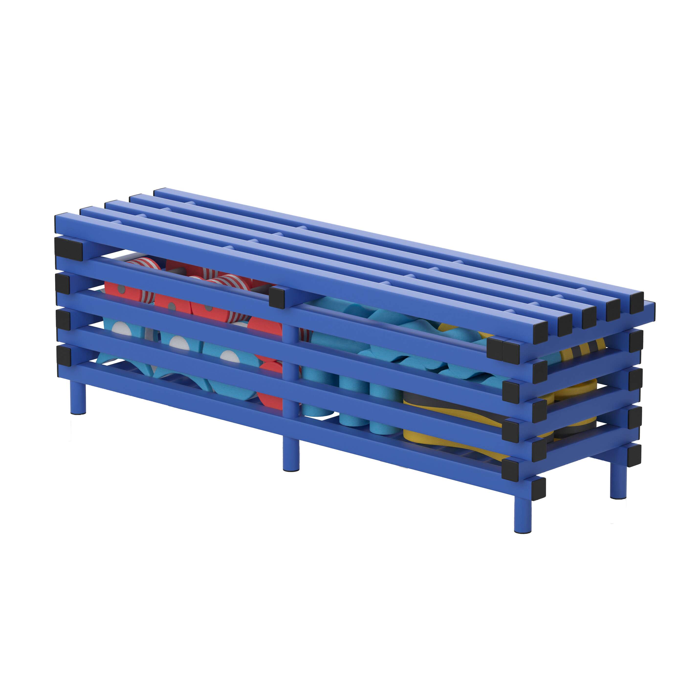 Sport-Thieme Aufbewahrungsbank by Vendiplas, Blau