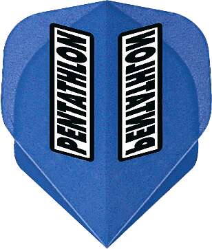 Pentathlon Dart Flights „Professional“, Blau, Full