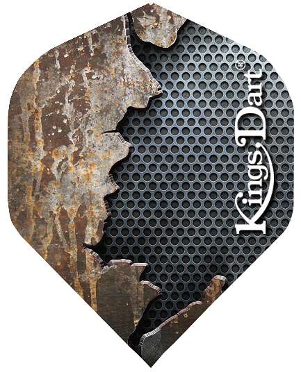 Kings Dart Dart Flights „Metall“, Rost