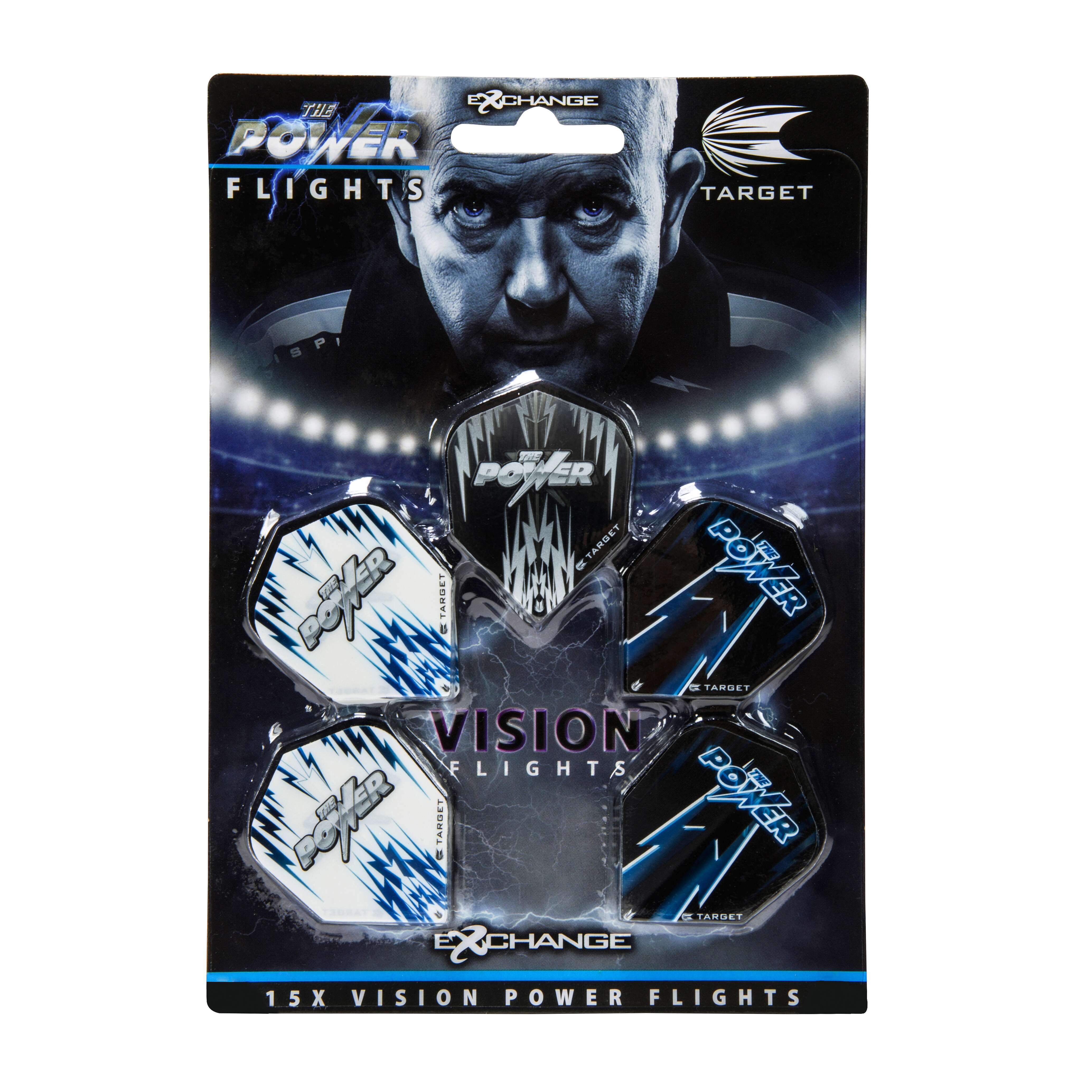 Target Dart Flights-Set „Phil Taylor Vision Power“