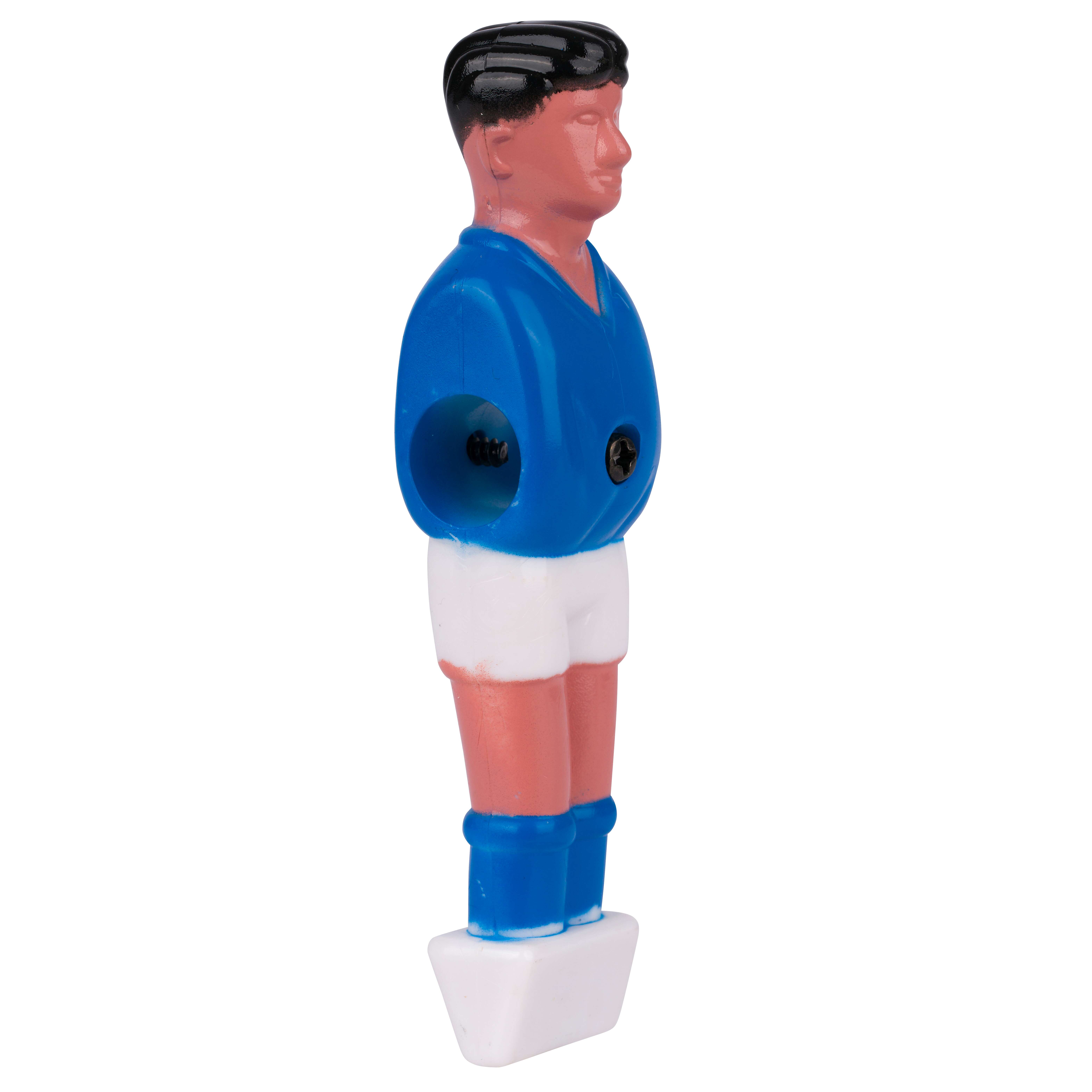 Automaten Hoffmann Kickerfigur für 13 mm Stangen, Blau-Weiß, Einzeln