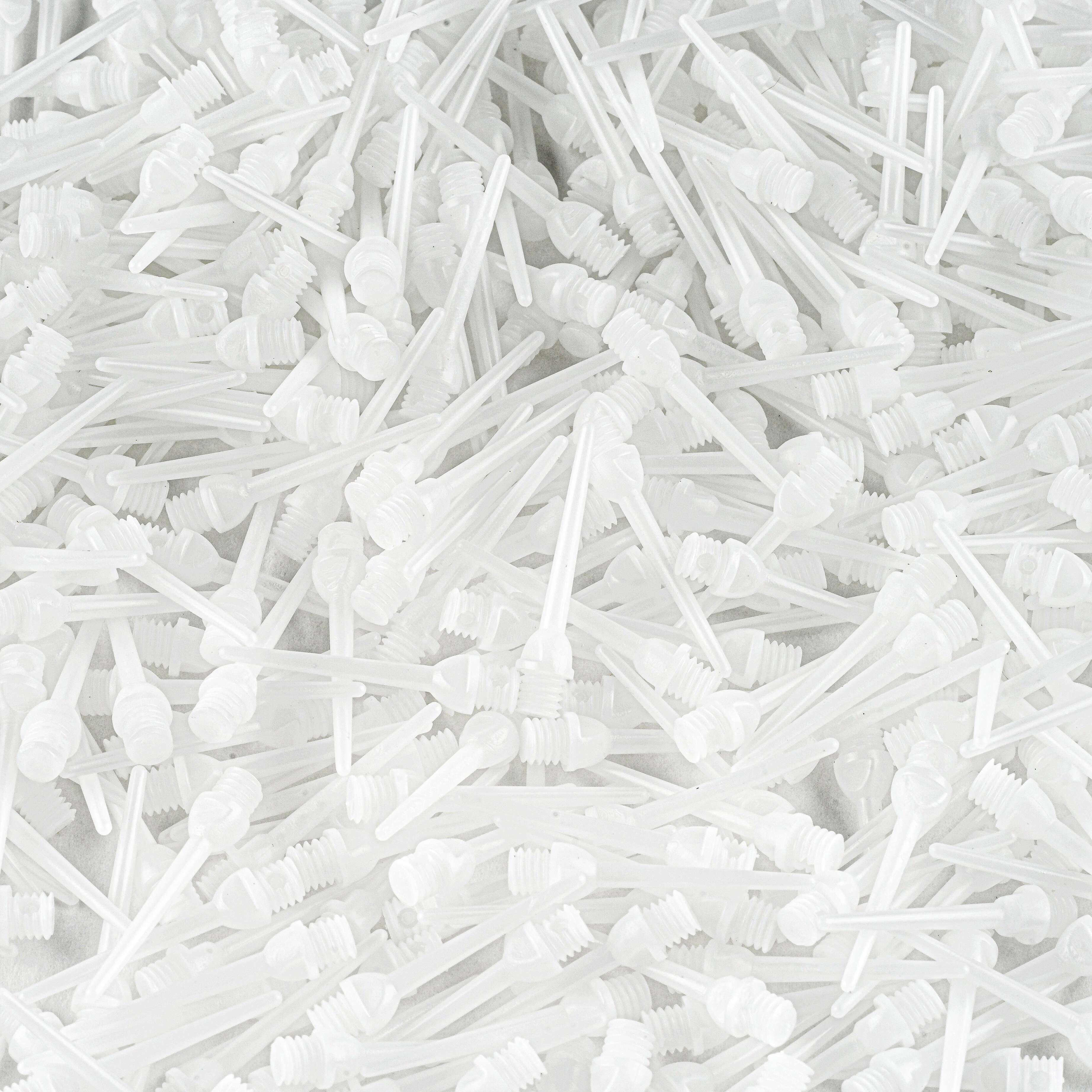 Kings Dart Dartspitzen „Keypoint“, lang, weiss, 500 Stück