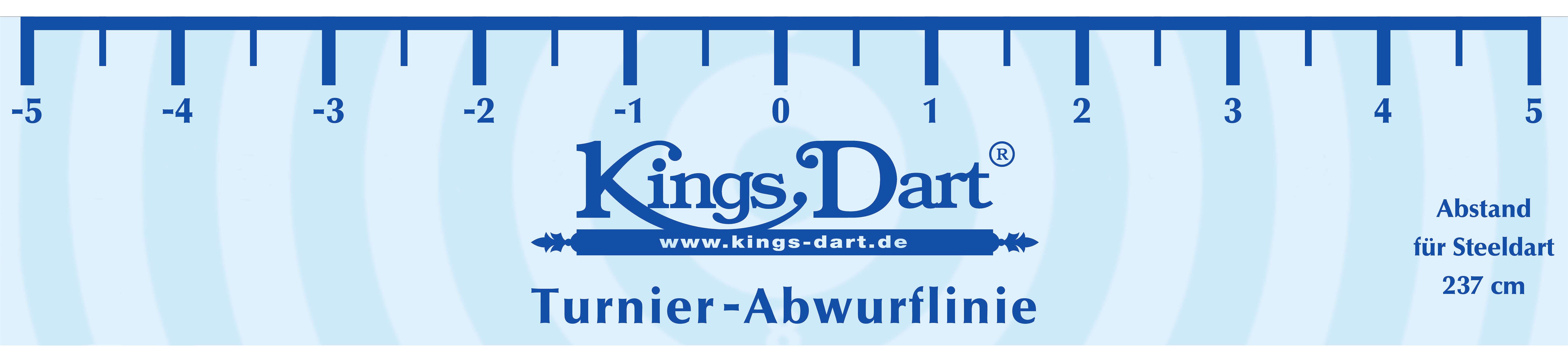 Kings Dart Dart Abwurflinie „Turnier Standard“