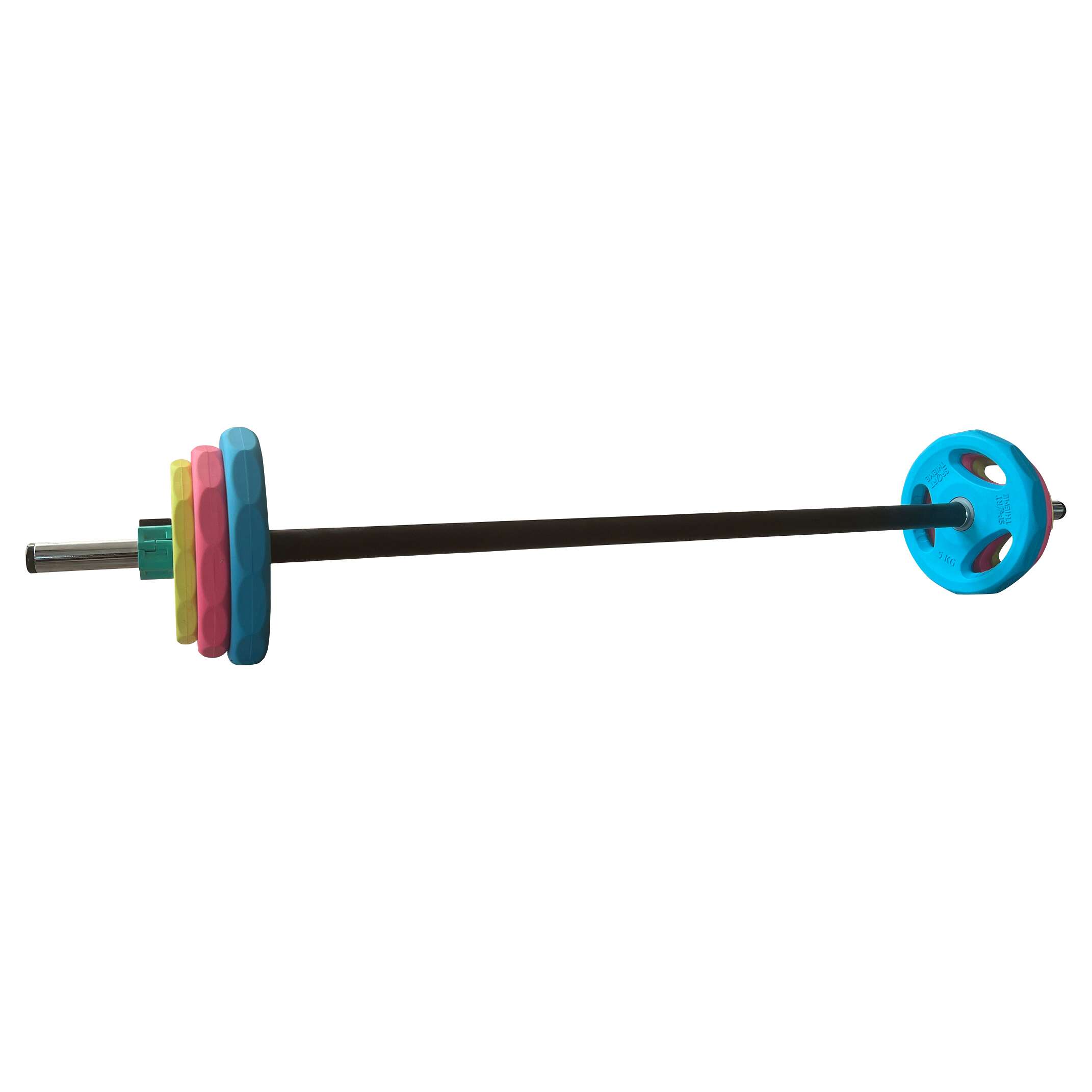 Sport-Thieme Langhantel-Set „Pump“, Gummi
