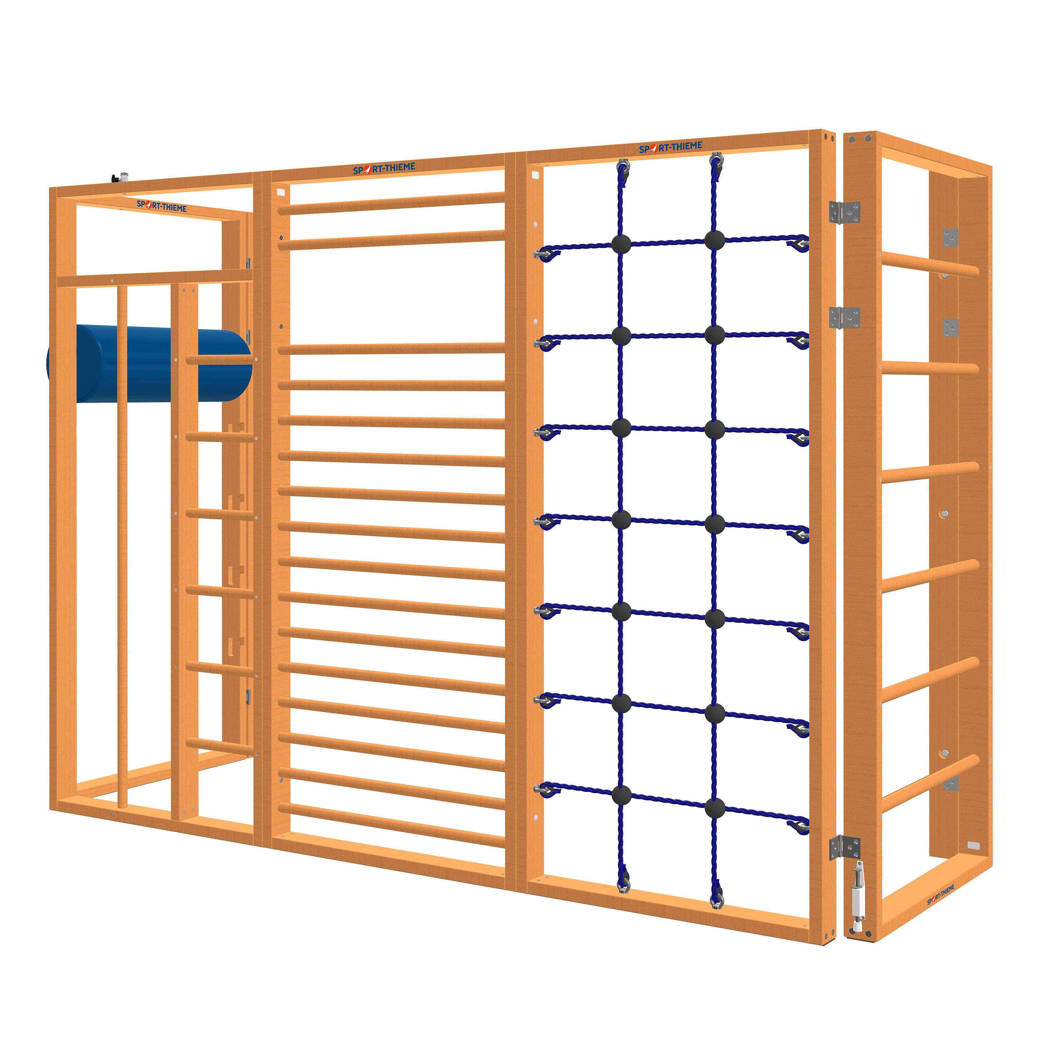 Sport-Thieme Turnwand-Kombination „TuWa Kletterhaus 5“, Ohne Fallschutzmatten
