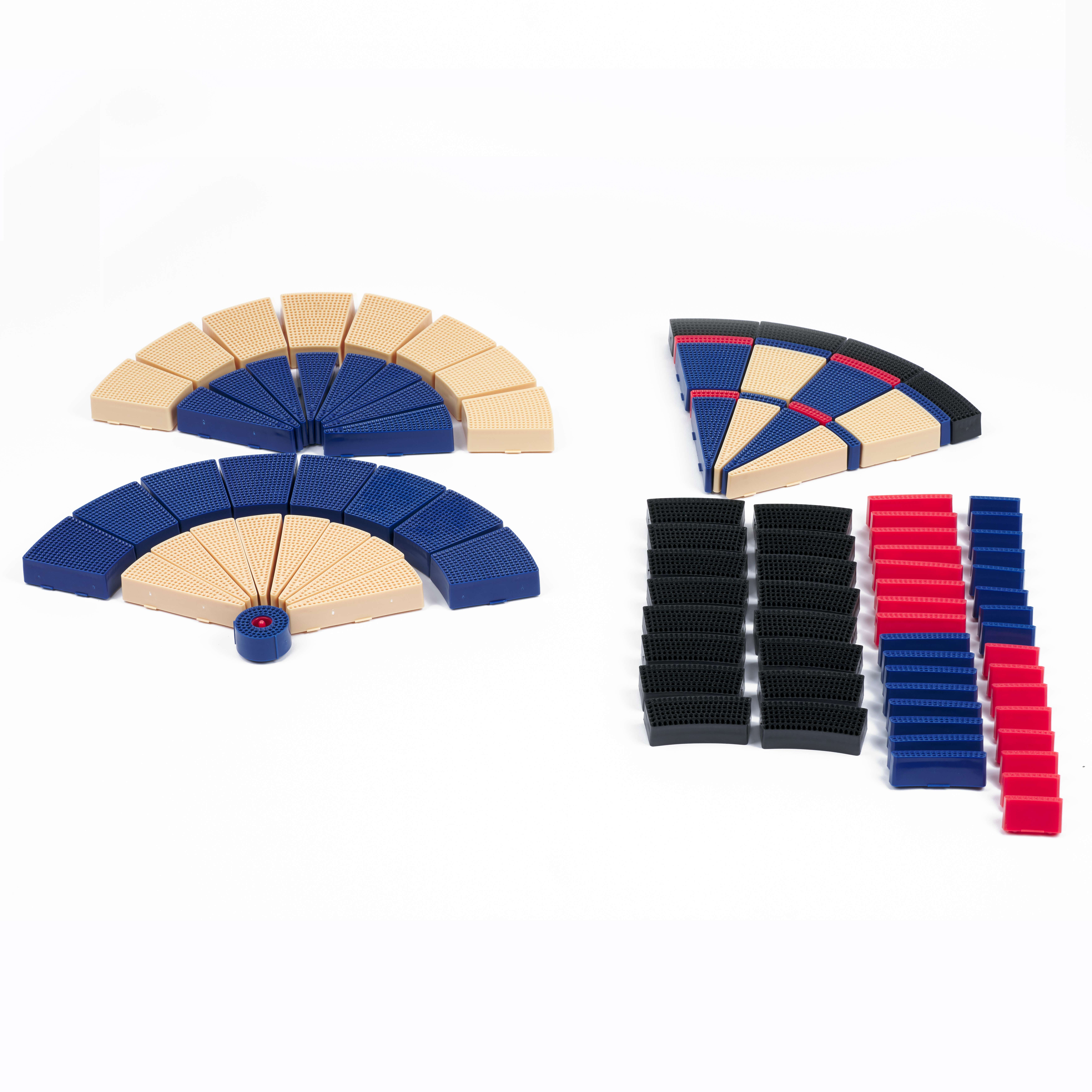 Kings Dart Dart-Segmente-Set „Profi Turnier“, Blau-Beige