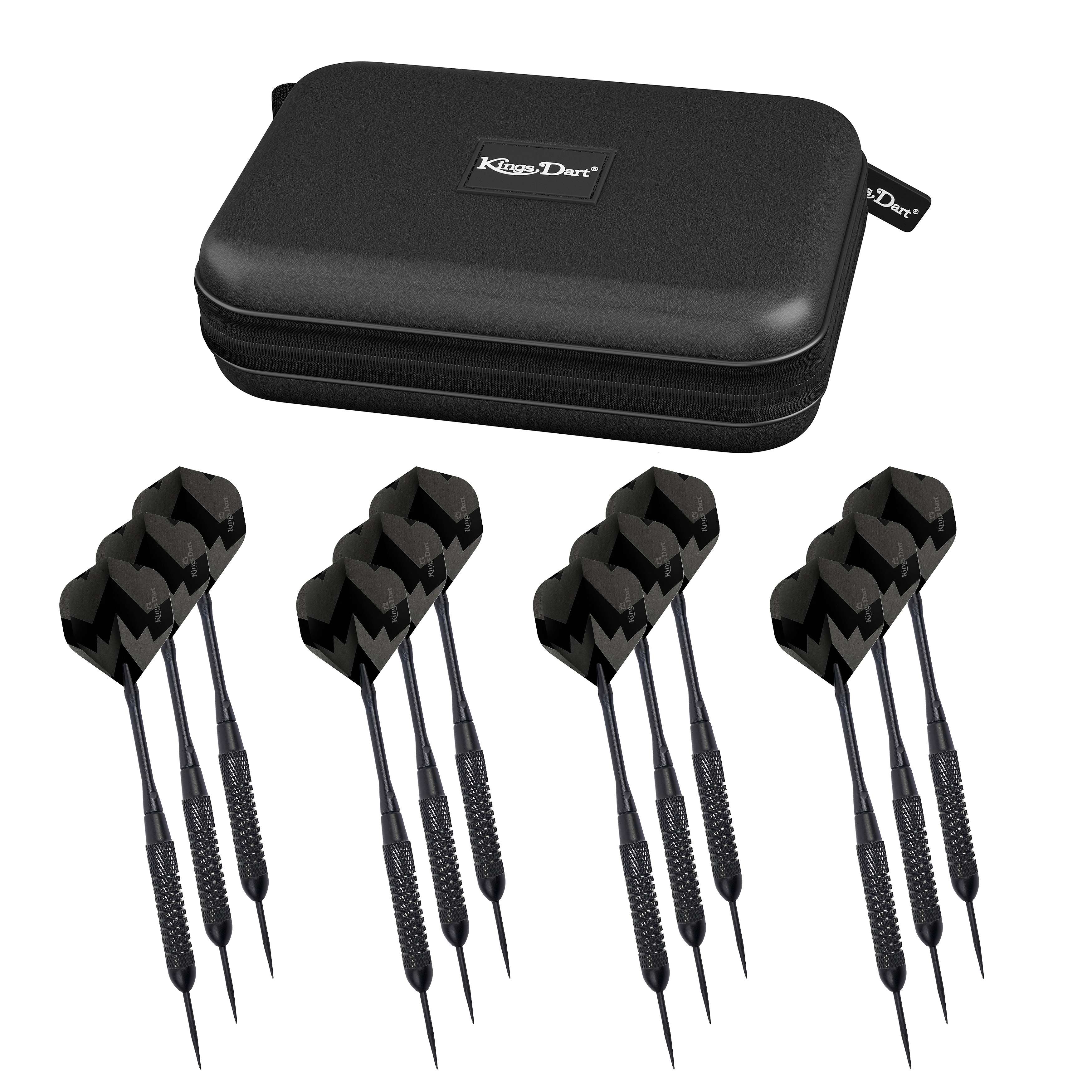 Kings Dart Steeldart-Set „Black Star“, 12 Pfeile