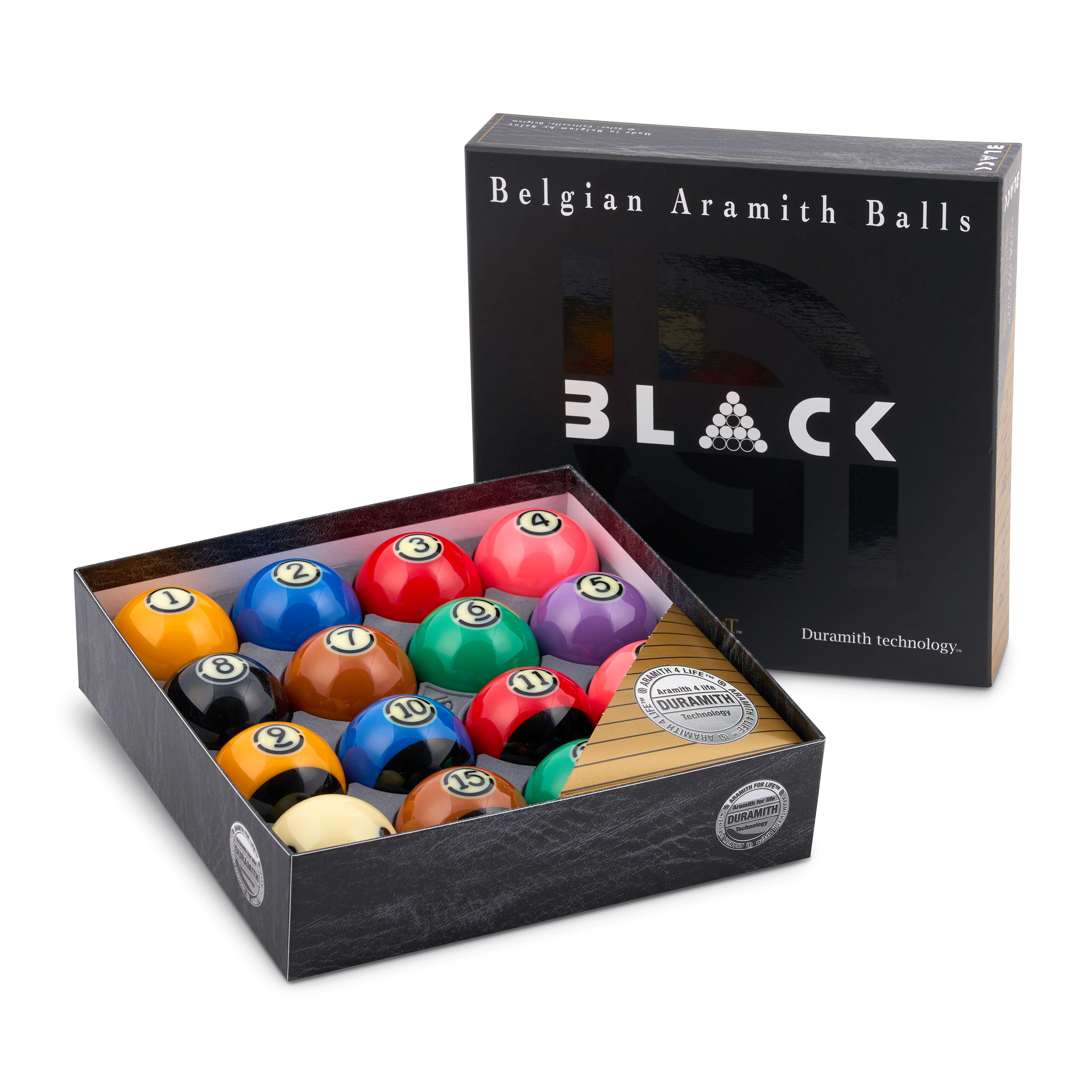 Aramith Billardkugeln „Tournament BLACK Pool Ball Set“