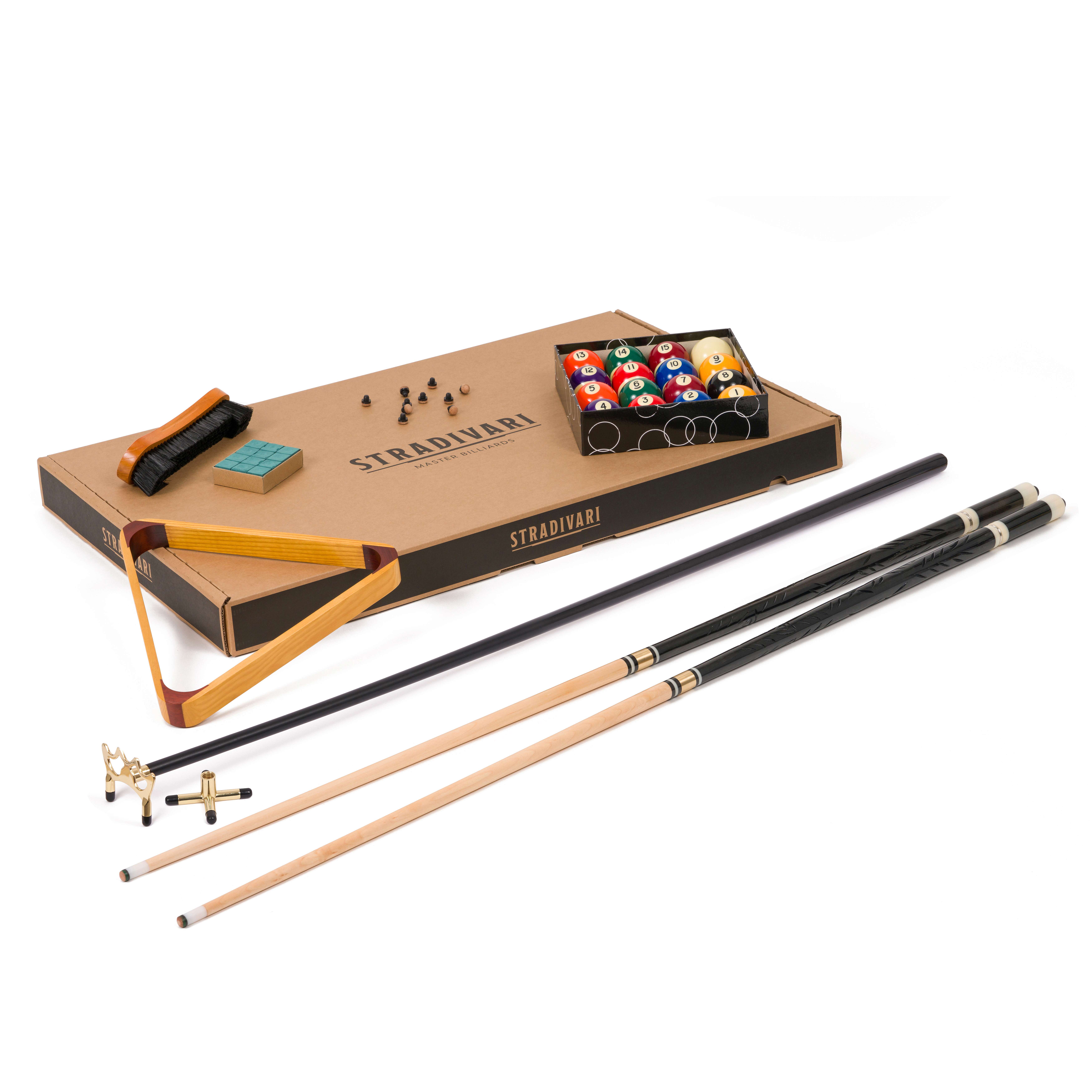 „Stradivari Billard Zubehör-Set „“Starterpaket mit Spielhilfe“““