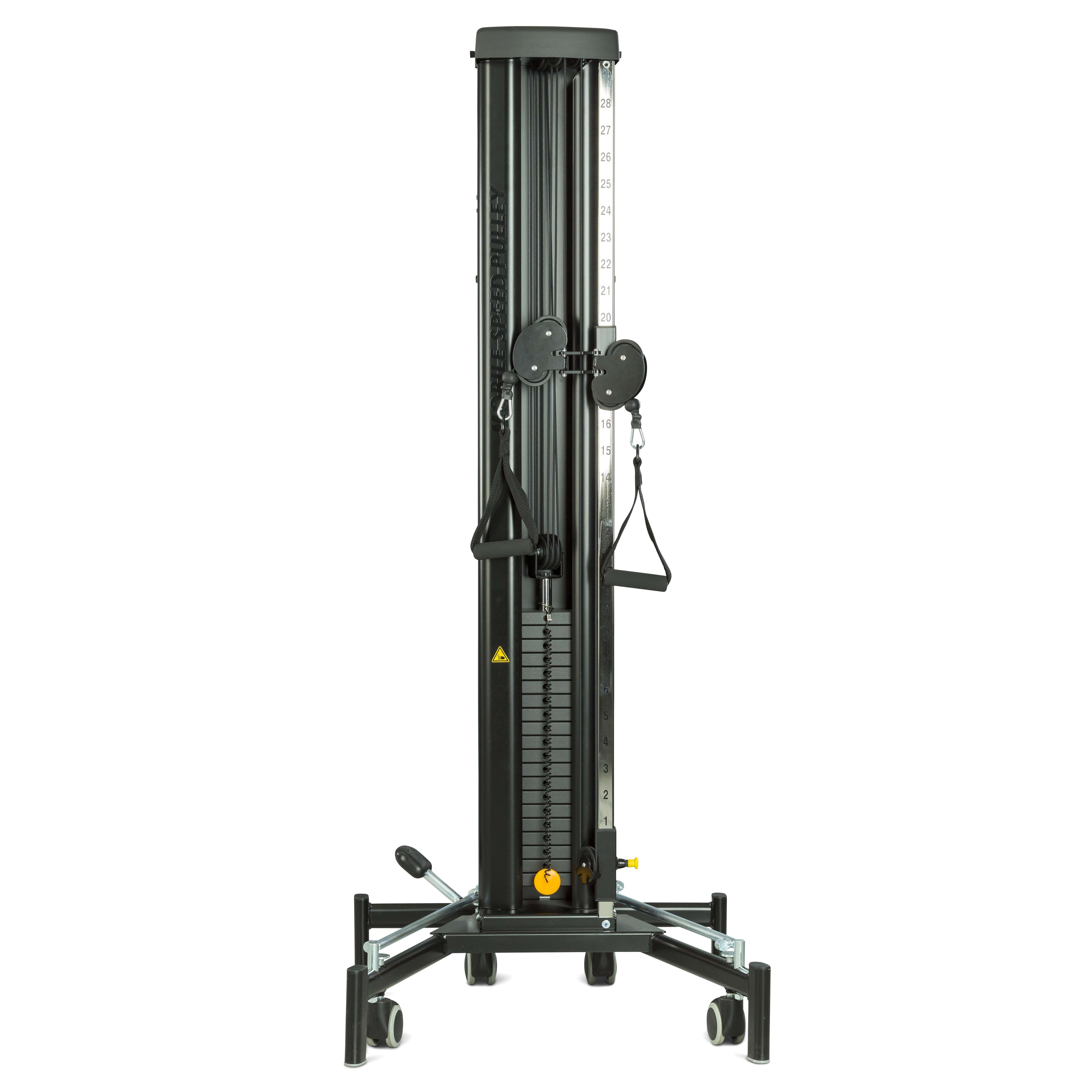 Lojer Seilzugapparat „Mobile Speed Pulley“, Schwarz