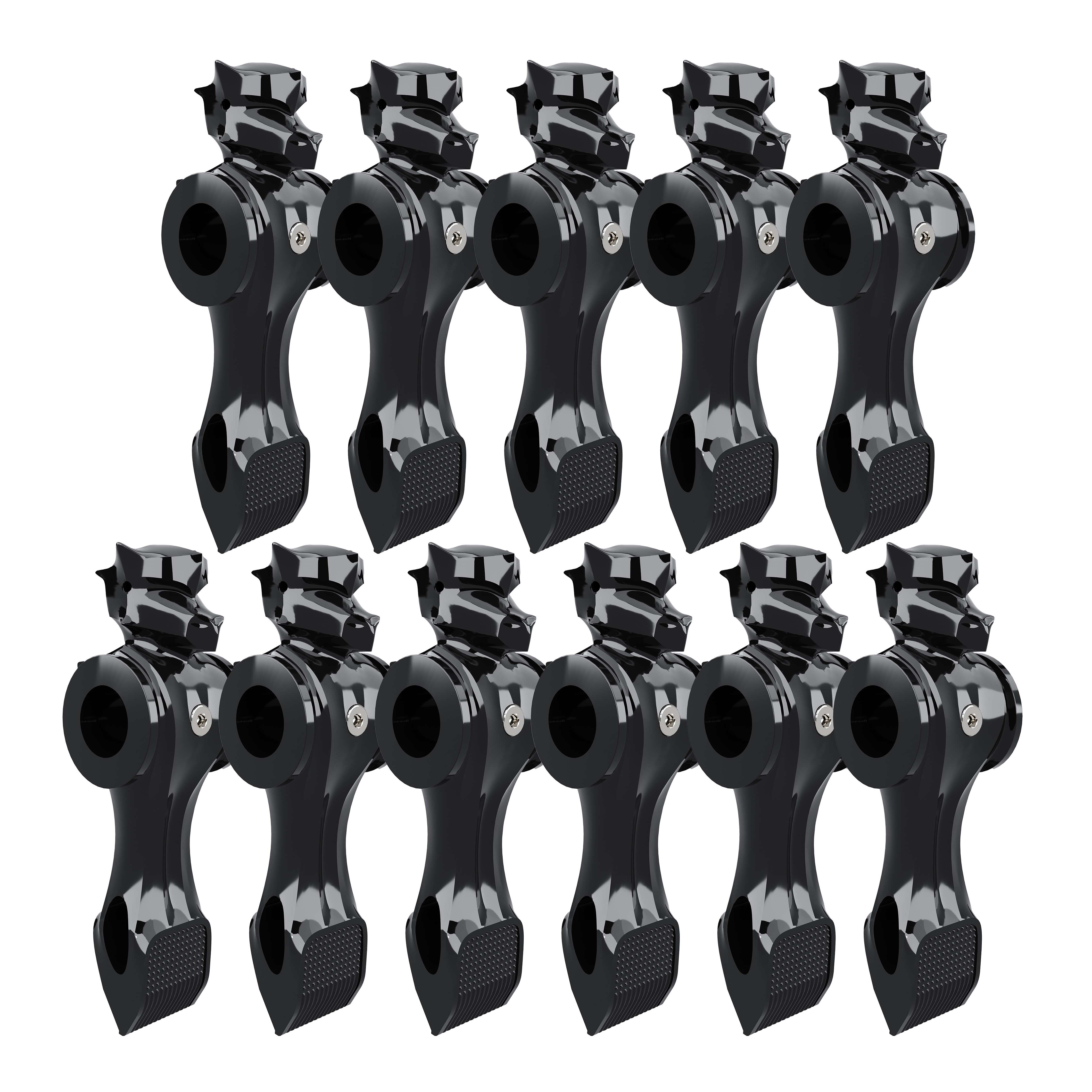 Sportime Kickerfigur „Dragon“, Black Dragon, 11er Team inkl. Schrauben und Muttern