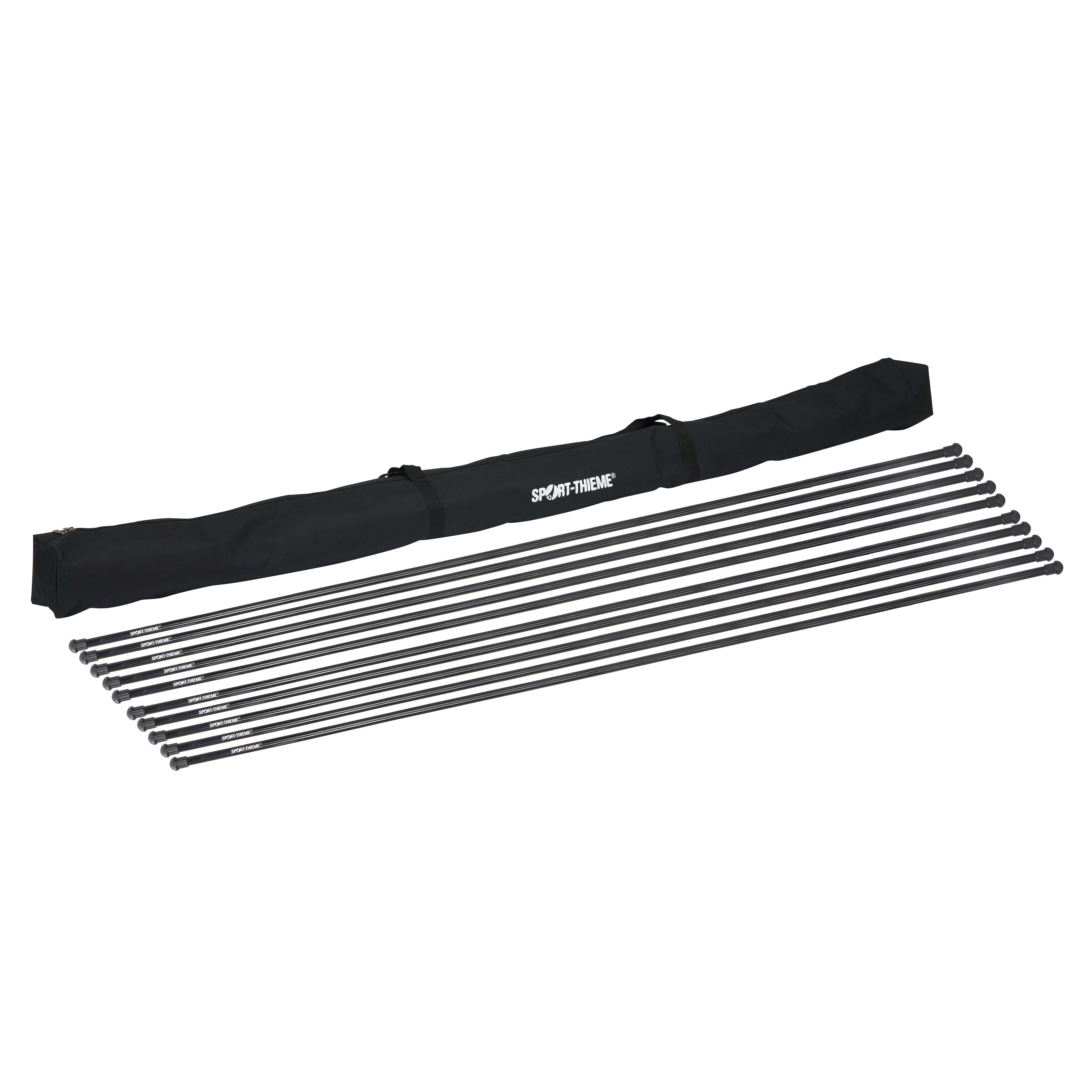 Sport-Thieme Sprungstäbe-Set „Kids“, 10 Sprungstäbe