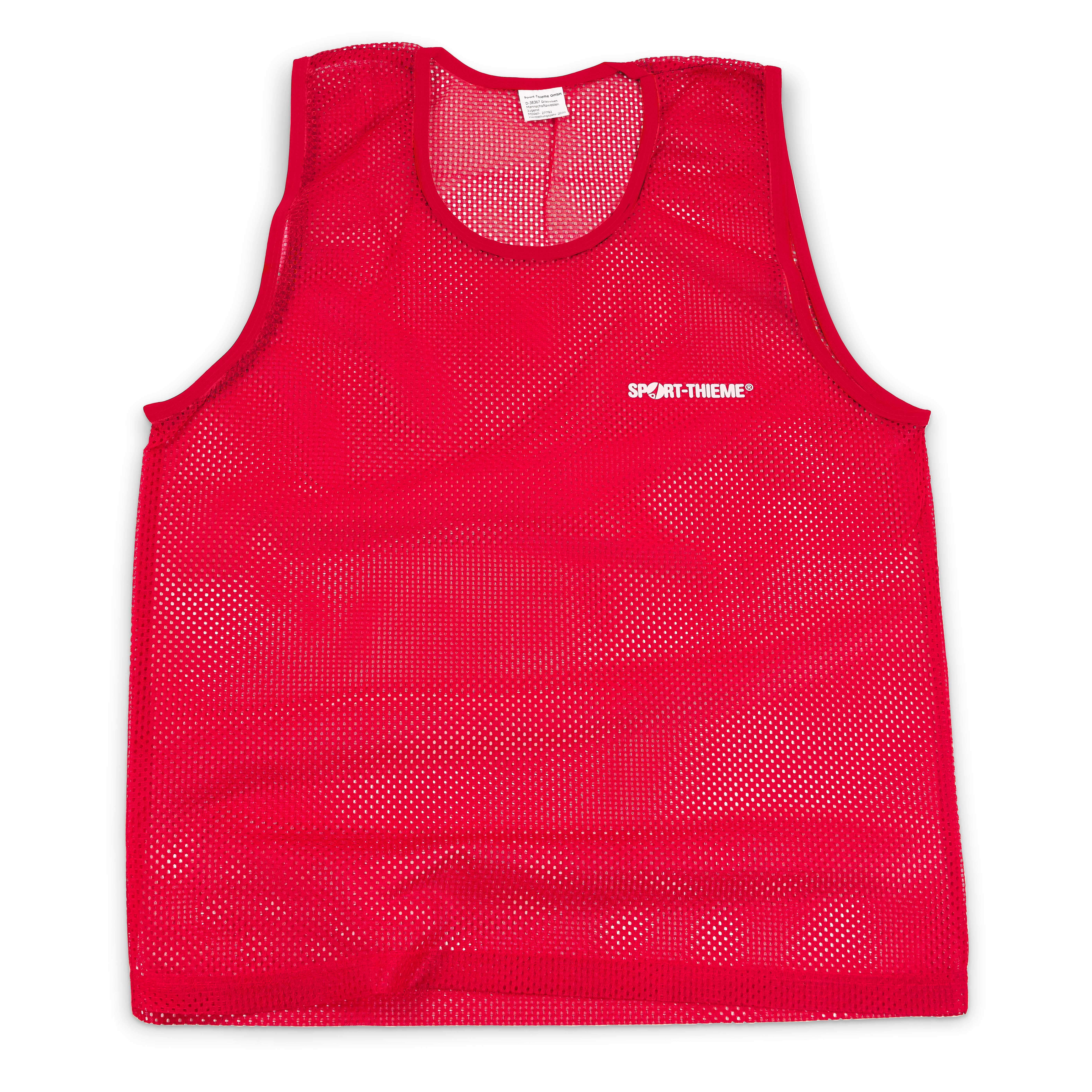 Sport-Thieme Mannschaftsweste „Recycelt“, Rot, Erwachsene, (BxL) ca. 59×75 cm