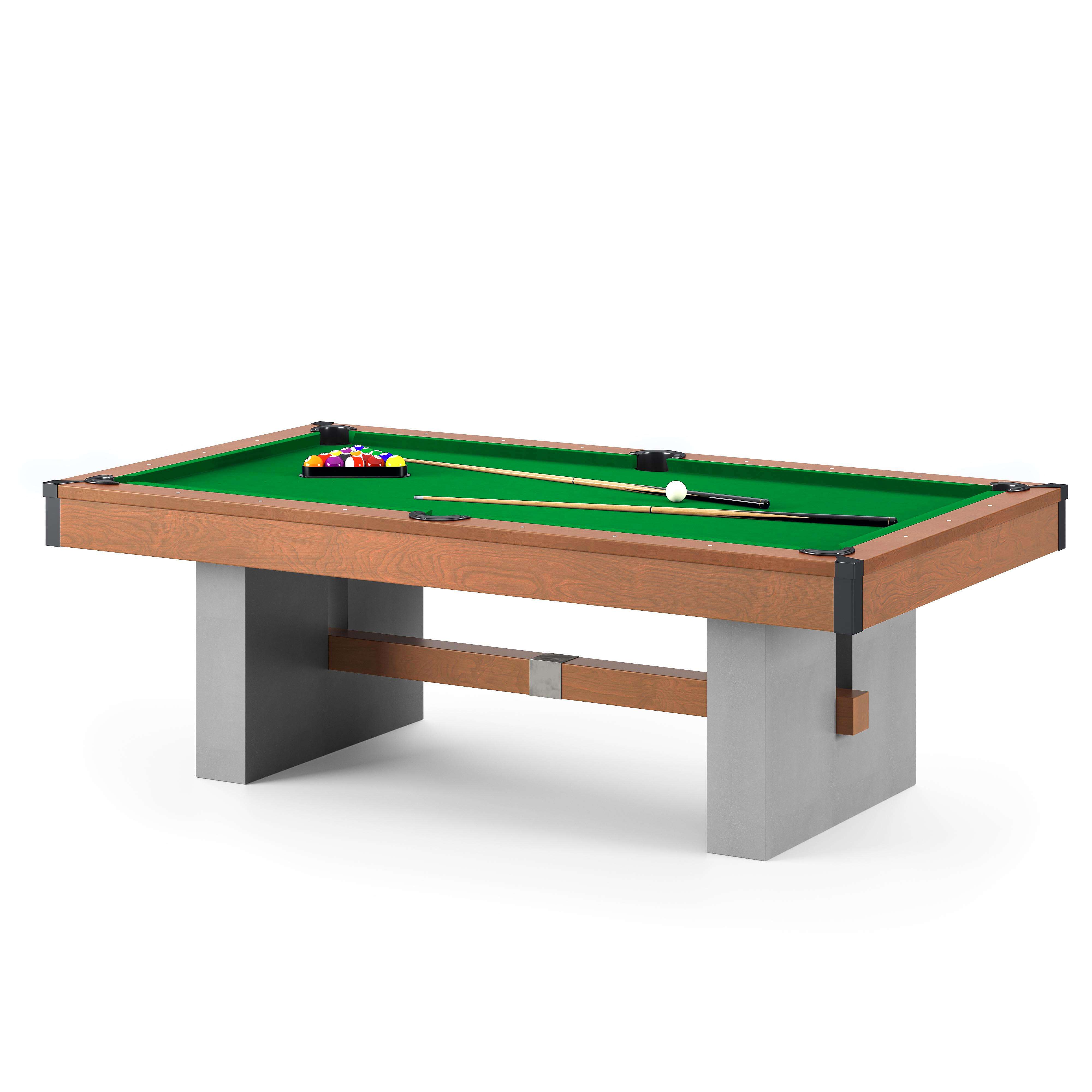 Bison Billardtisch „Loft Schiefer“, Apple-Green, Simonis 860, 9ft (Spielfeld 254×127 cm)