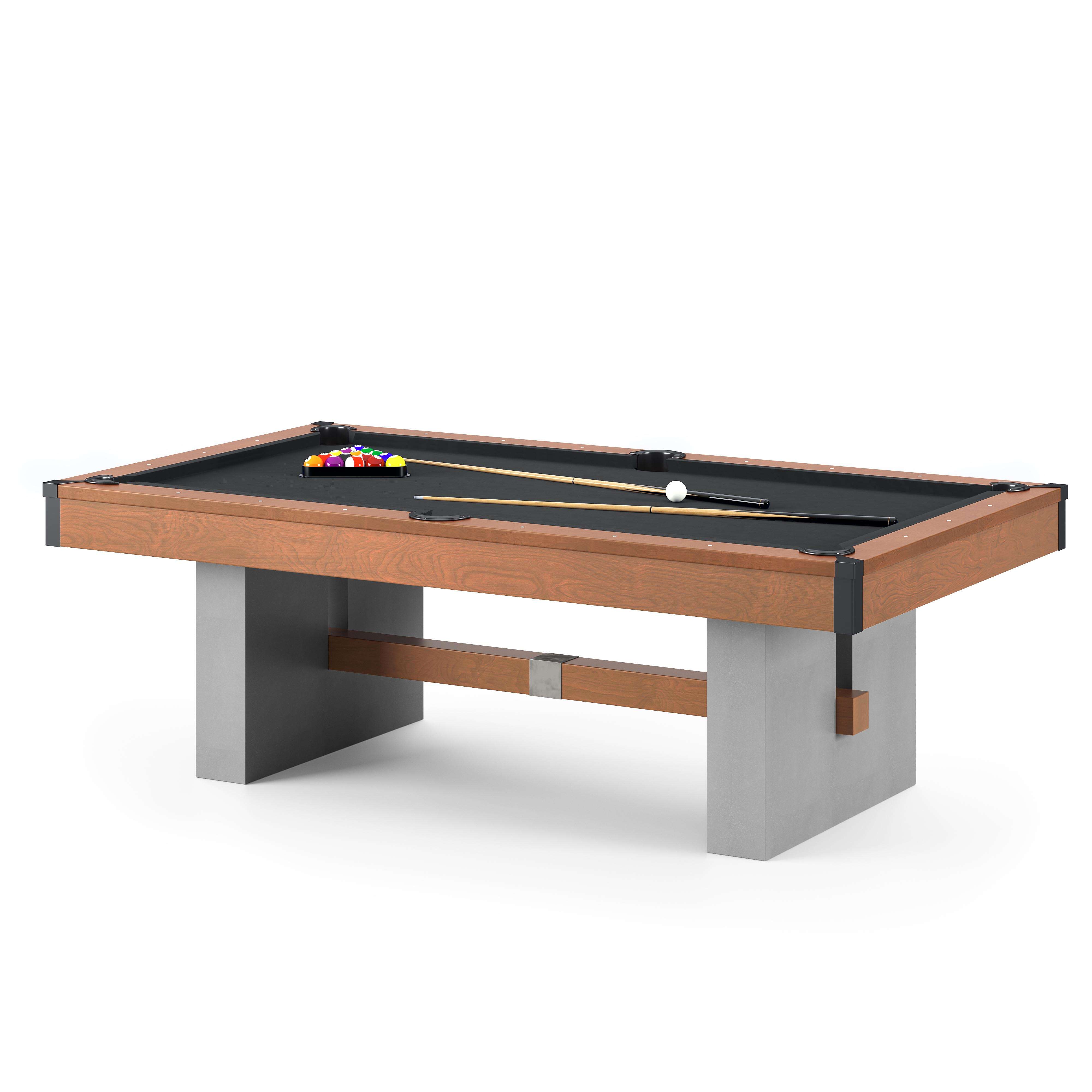 Bison Billardtisch „Loft Schiefer“, Simonis 860, Slate-Grey, 9ft (Spielfeld 254×127 cm)