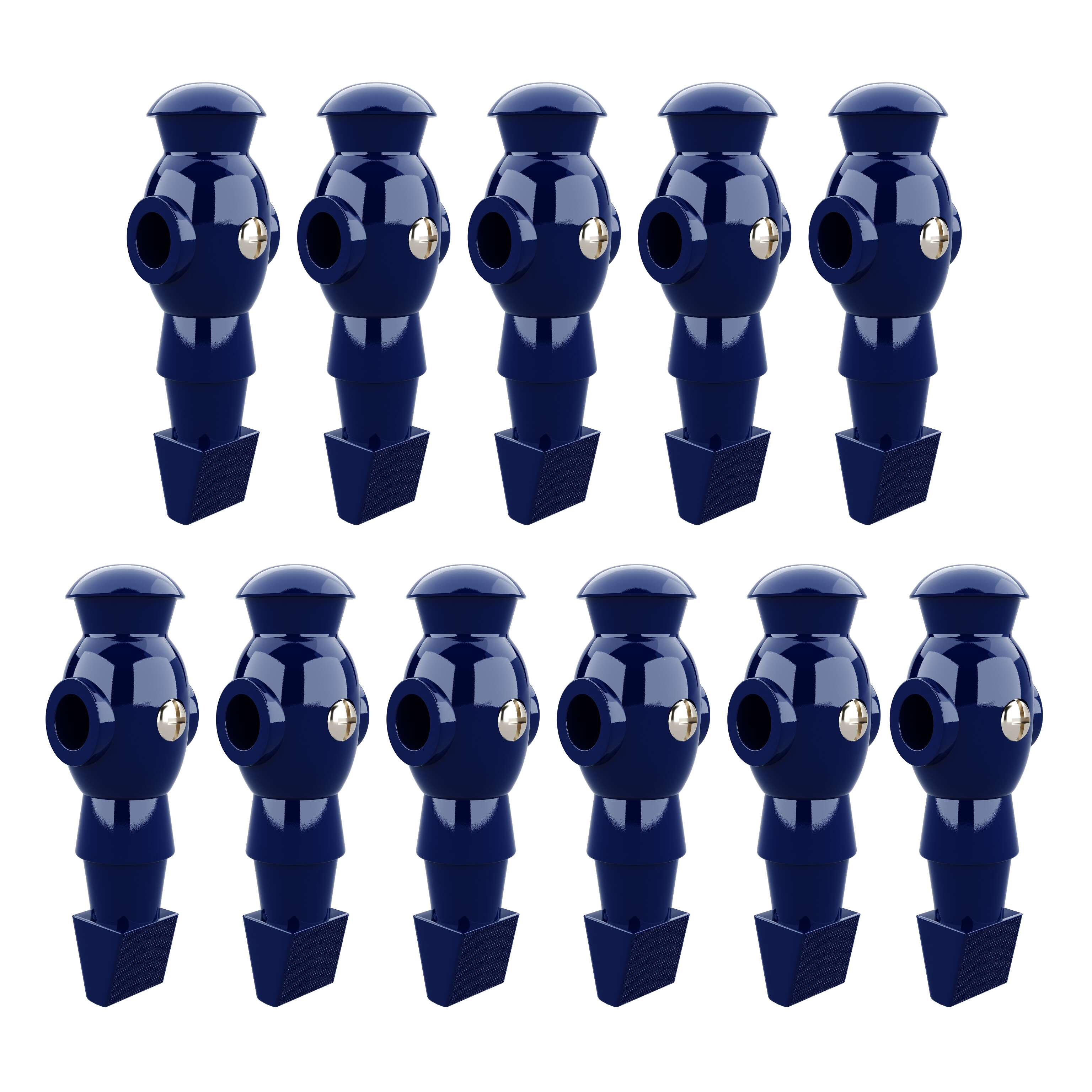 Sportime Kickerfigur „Golden Goal“ mit Gewichtsausgleich im Kopf, Bordeaux Rot, Einzeln