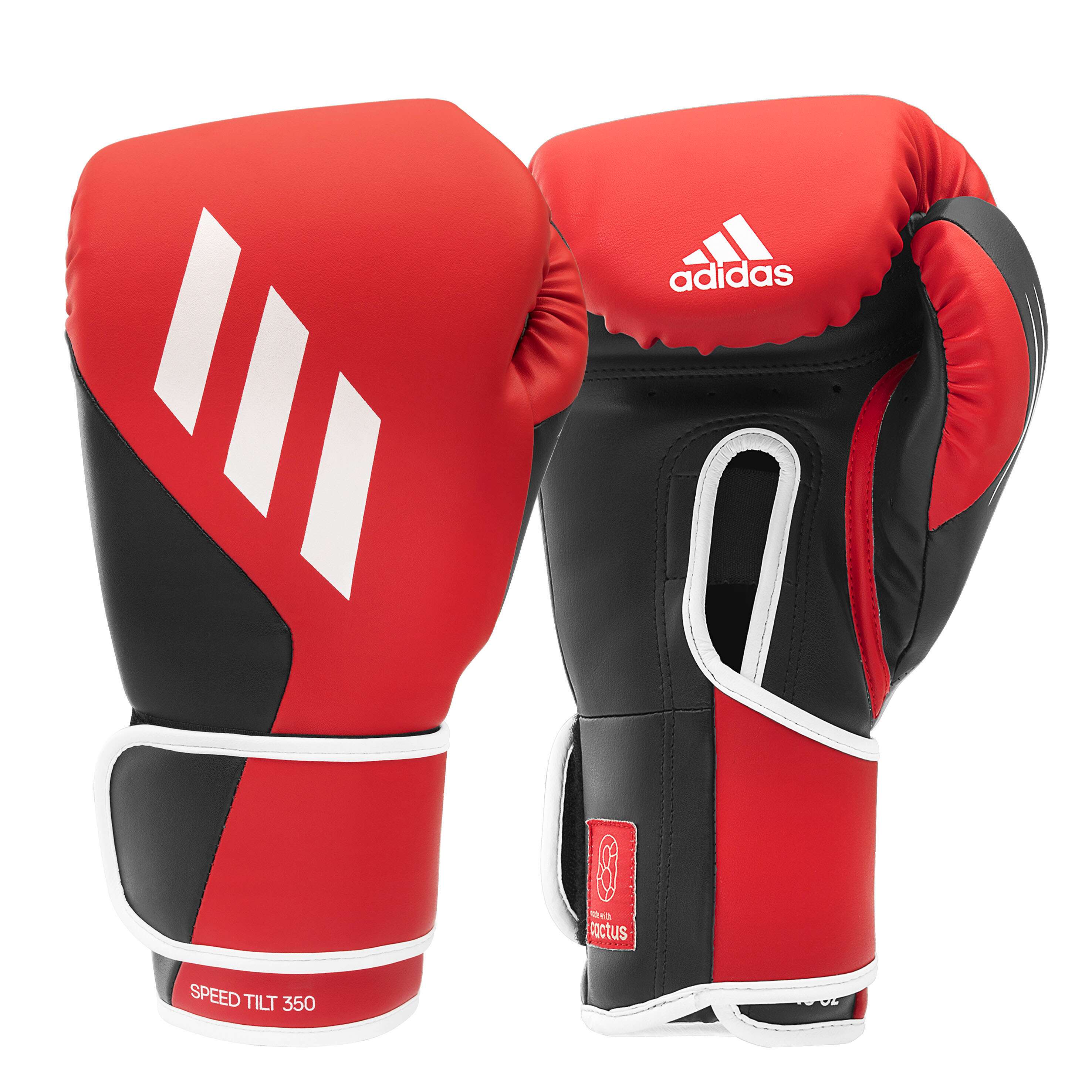 Adidas Boxhandschuhe „Speed Tilt 350V“, 12 oz., Rot-Schwarz