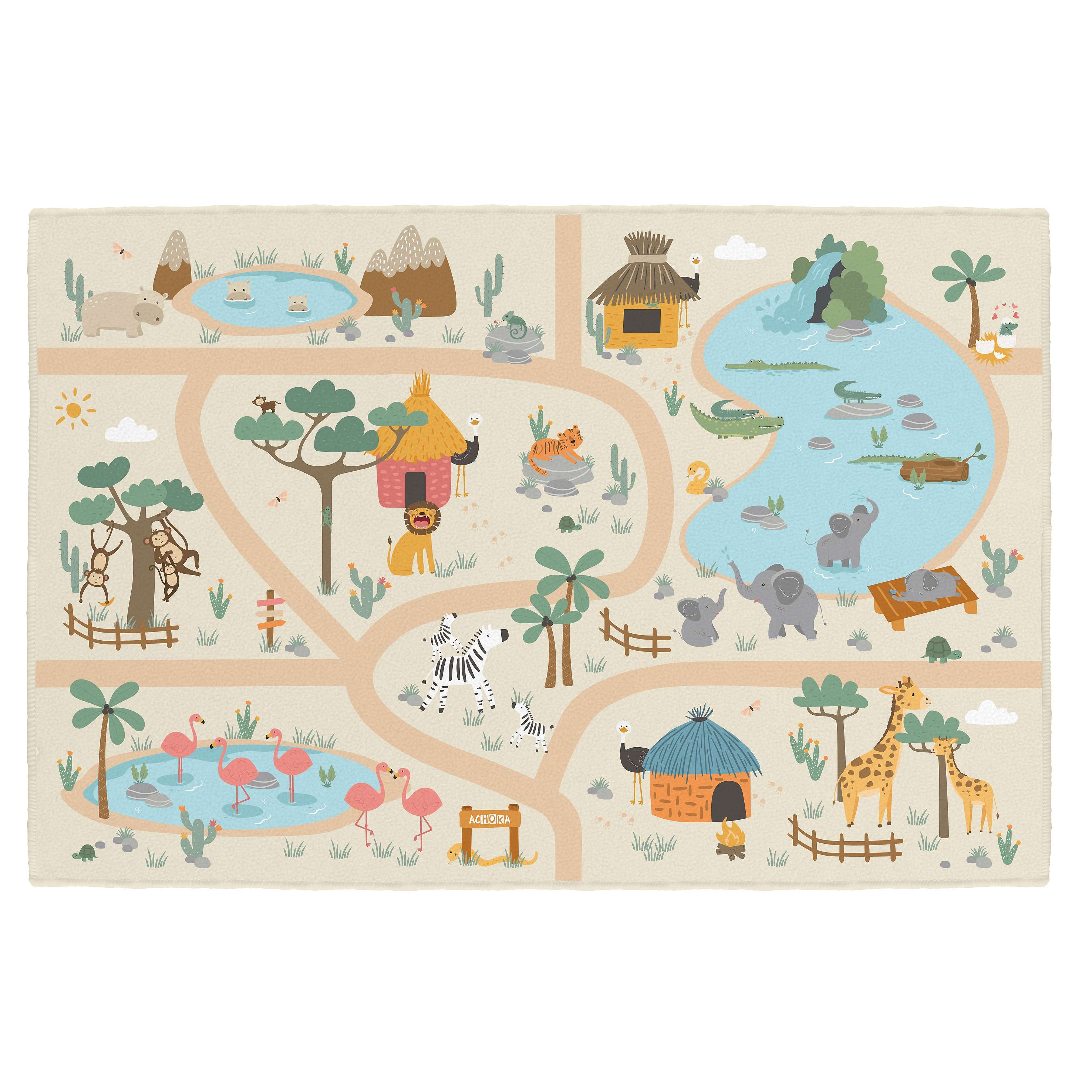 Achoka Spielteppich „Little Savannah“
