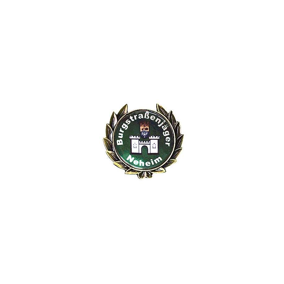Pin mit Kranz, Kranz Gold