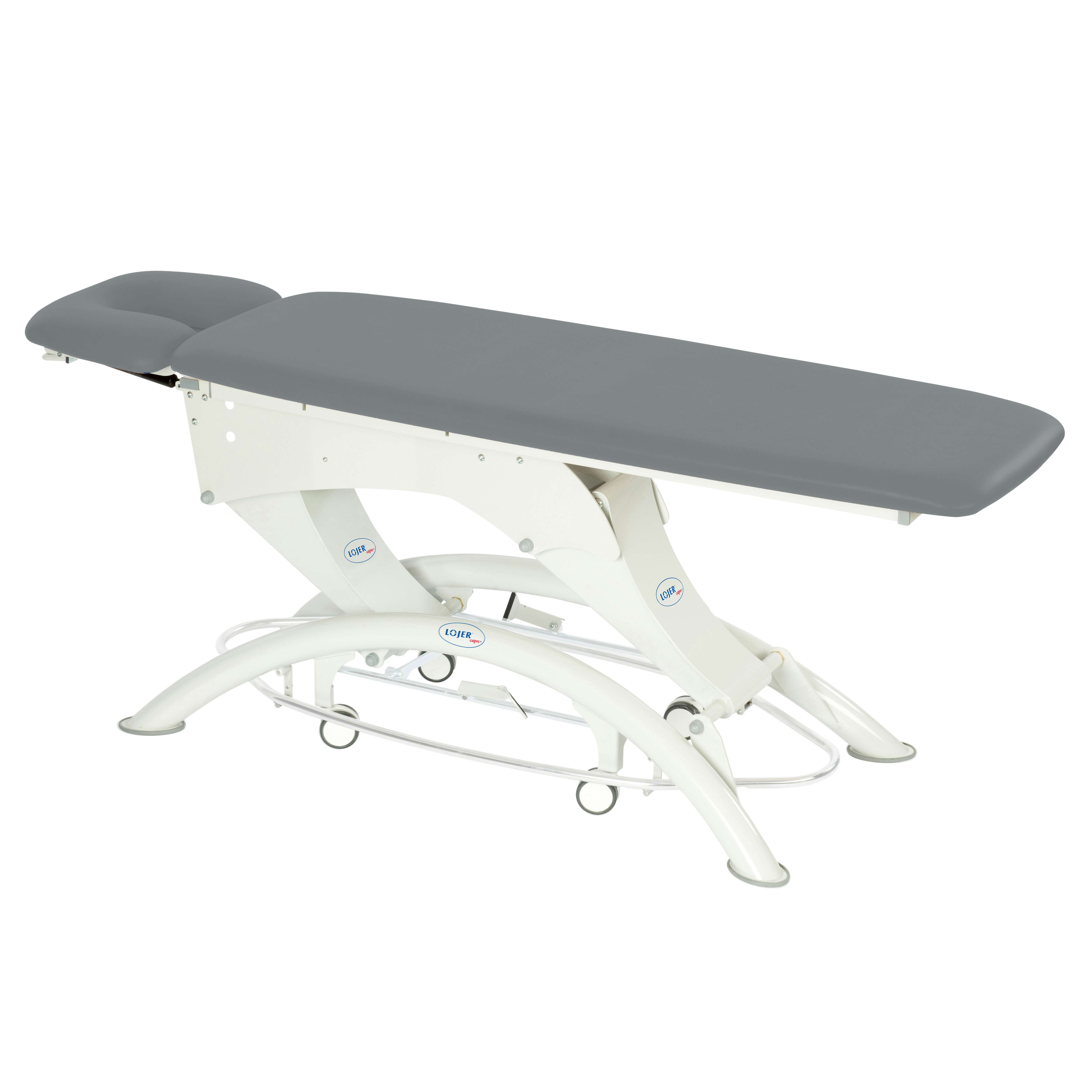 Lojer Elektrische Therapieliege „Capre M2“, 2-teilig, Titanium, 65 cm