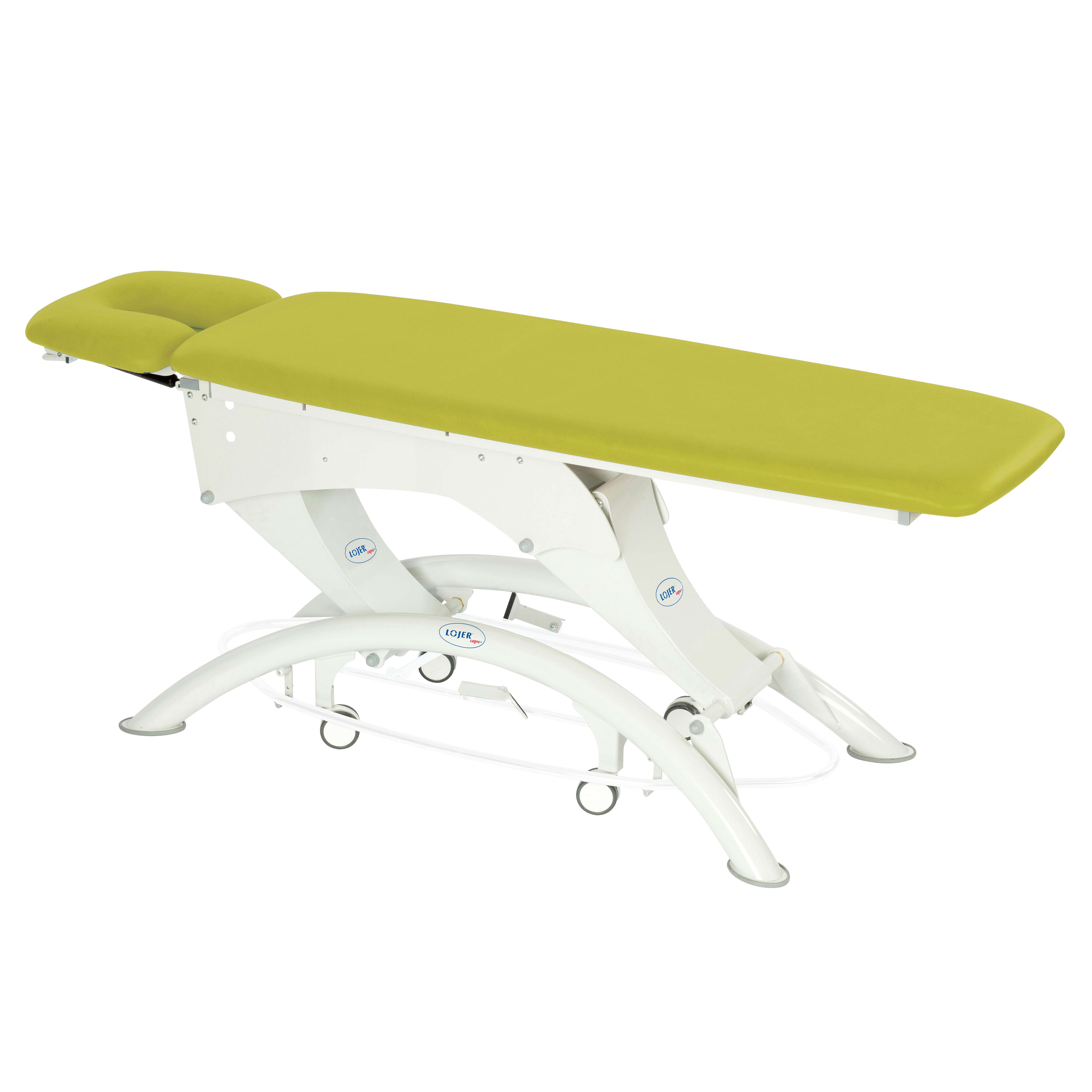 Lojer Elektrische Therapieliege „Capre M2“, 2-teilig, Pistachio, 65 cm