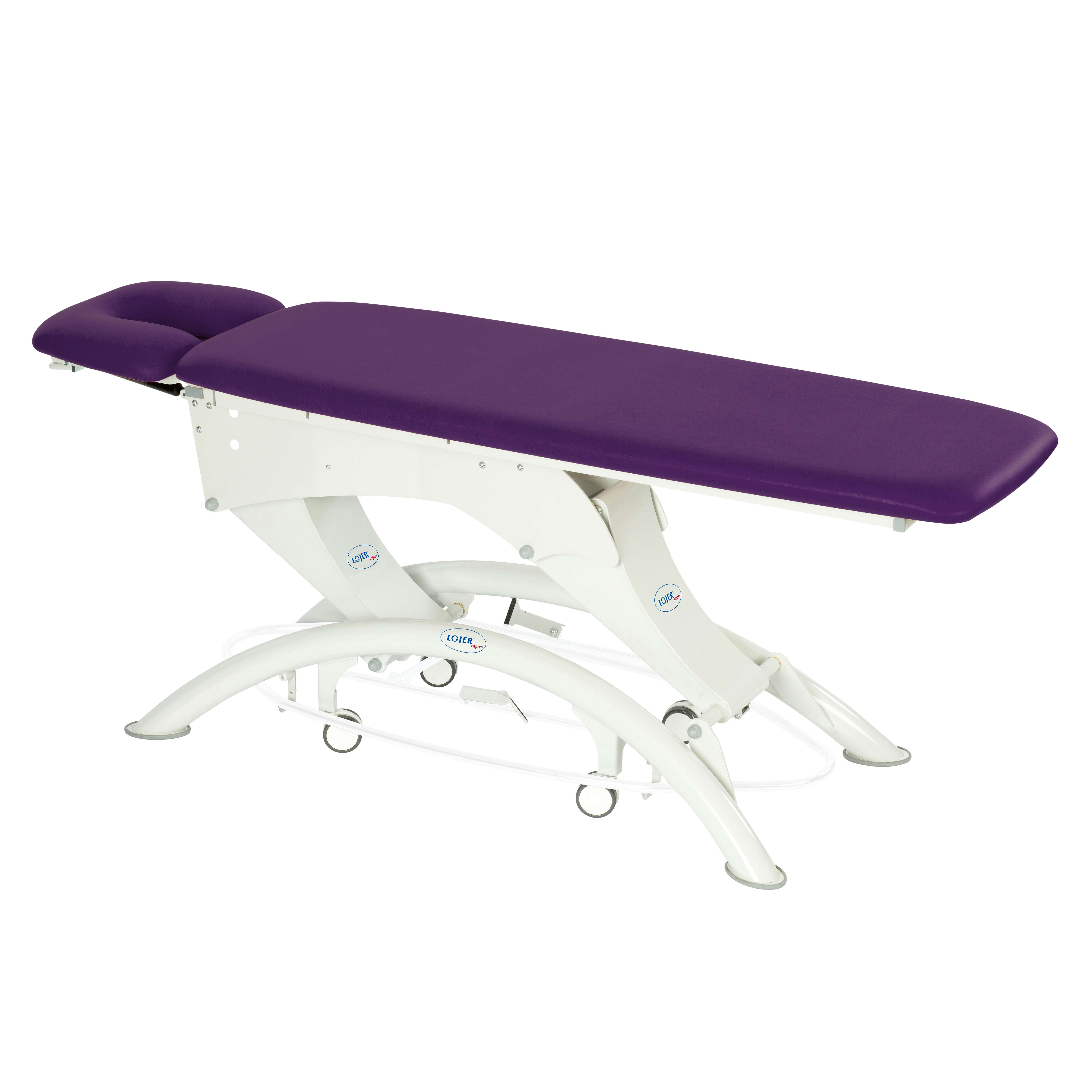 Lojer Elektrische Therapieliege „Capre M2“, 2-teilig, Plum, 80 cm
