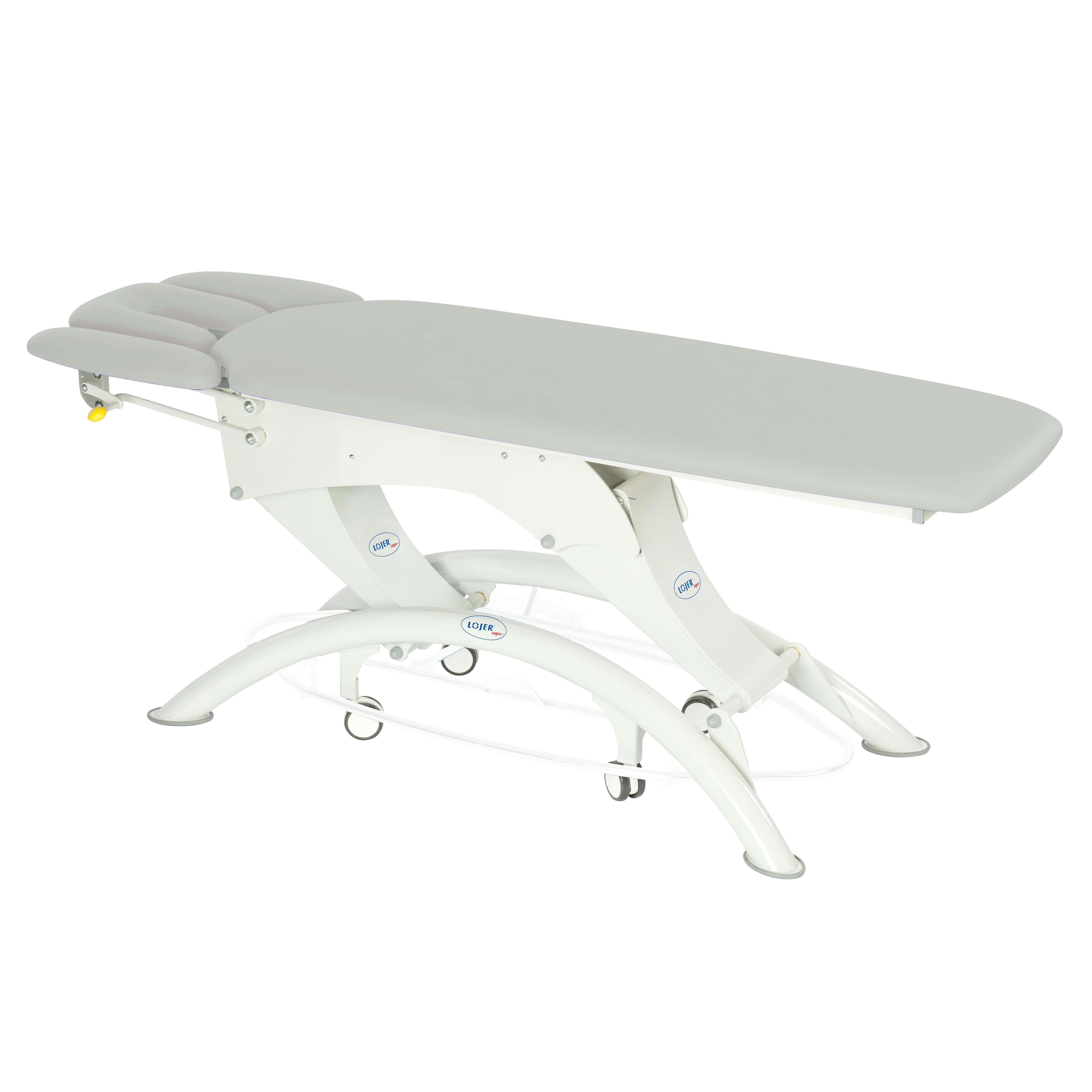 Lojer Elektrische Therapieliege „Capre M4“, 4-teilig, Silver, 65 cm