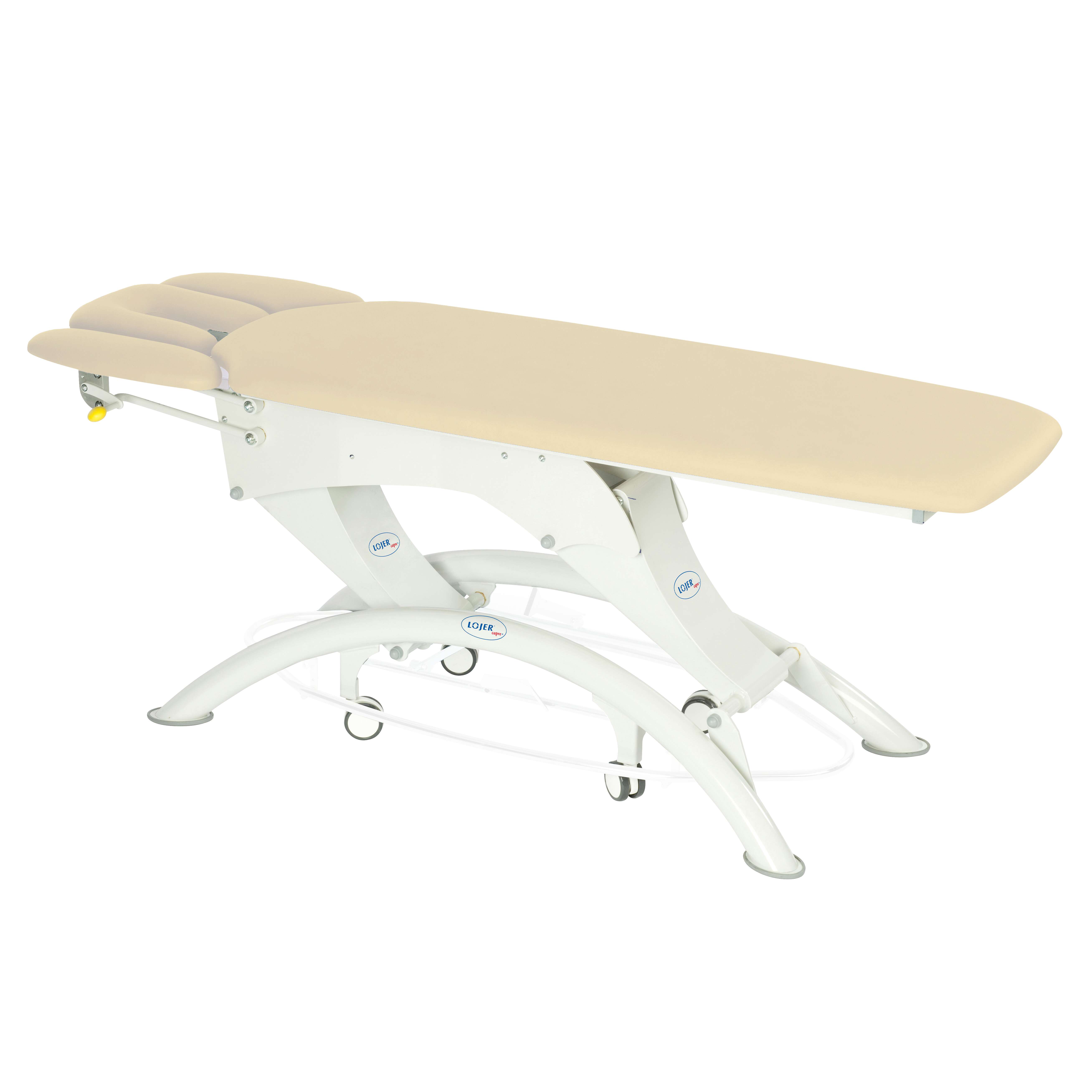 Lojer Elektrische Therapieliege „Capre M4“, 4-teilig, Beach, 65 cm