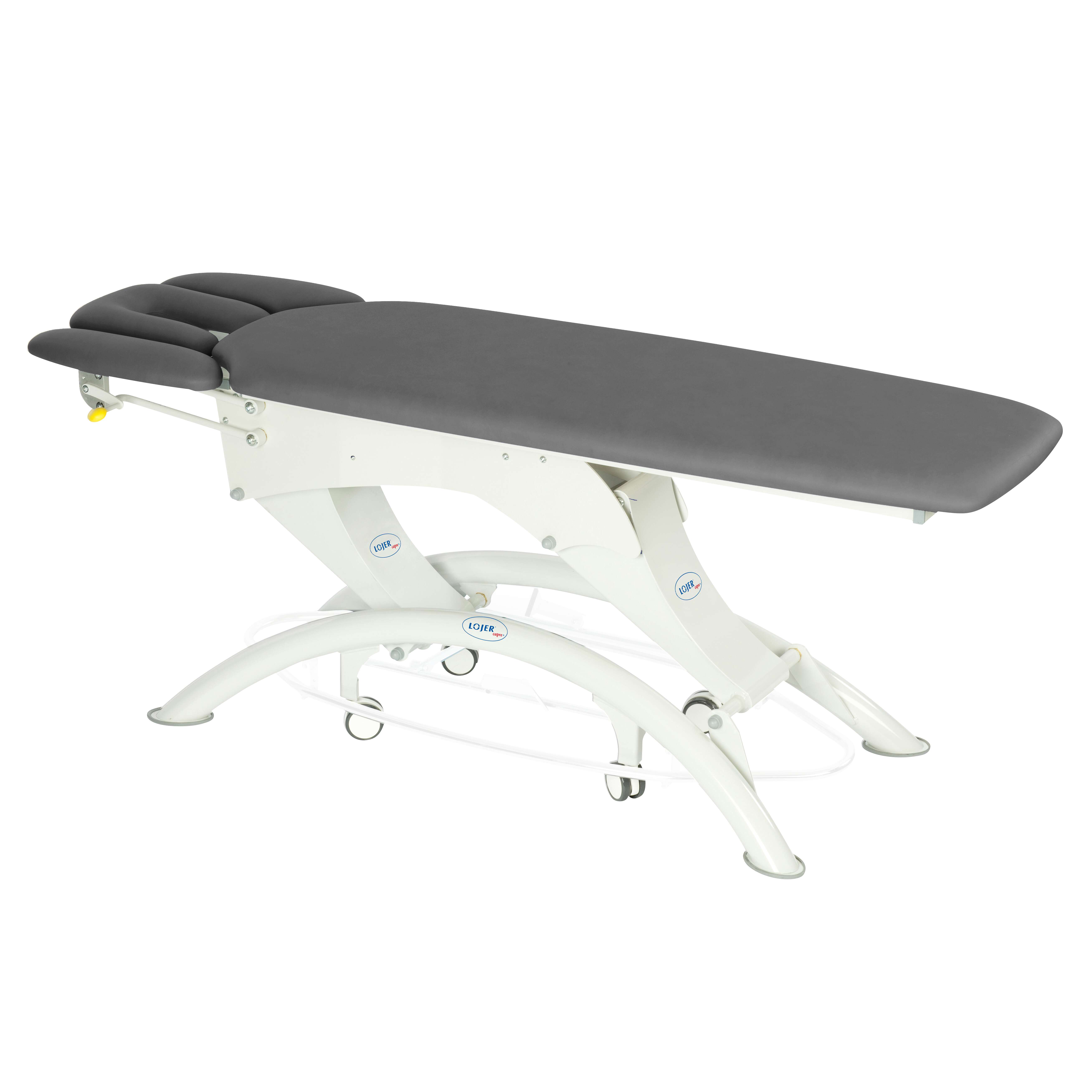 Lojer Elektrische Therapieliege „Capre M4“, 4-teilig, Titanium, 65 cm