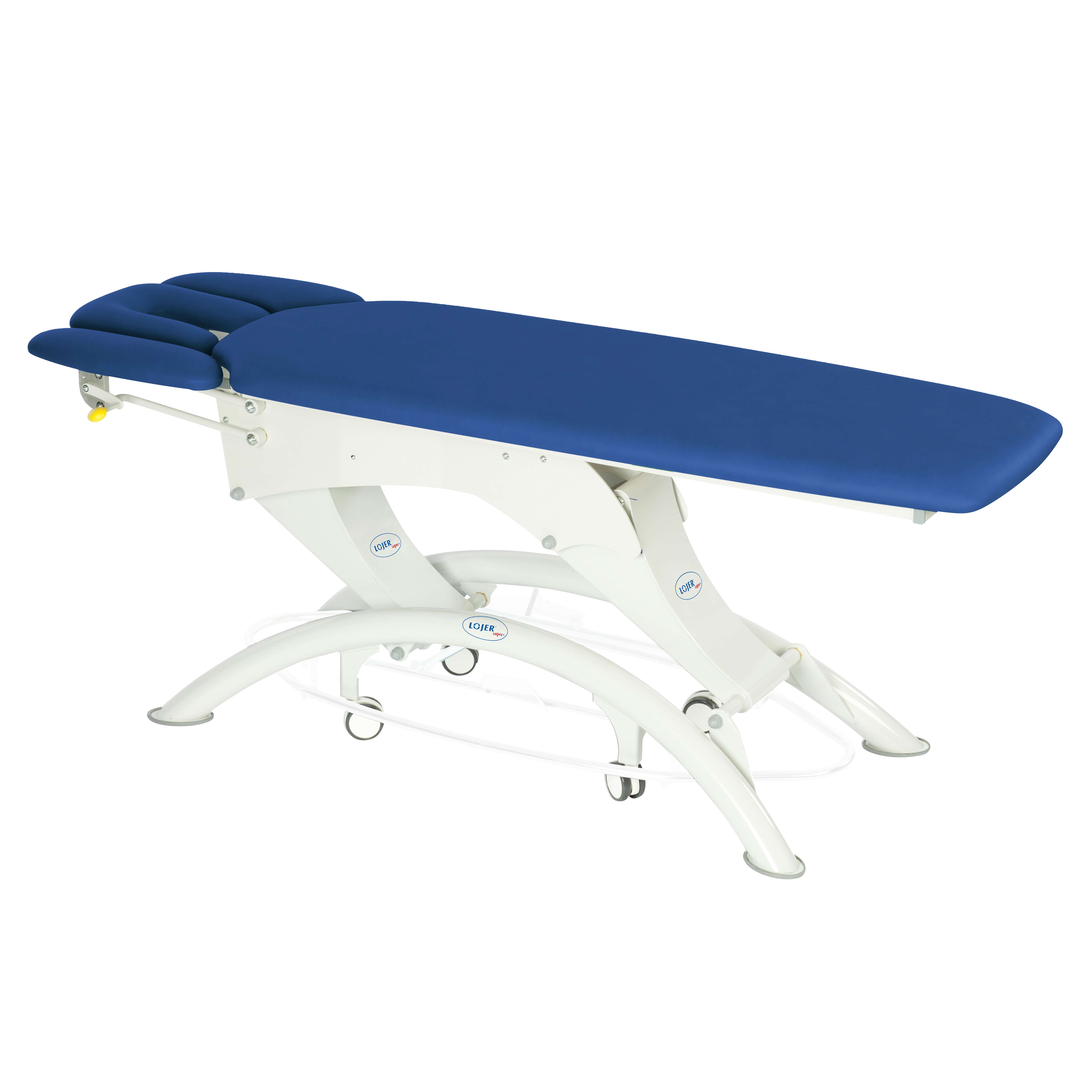 Lojer Elektrische Therapieliege „Capre M4“, 4-teilig, Sapphire, 65 cm