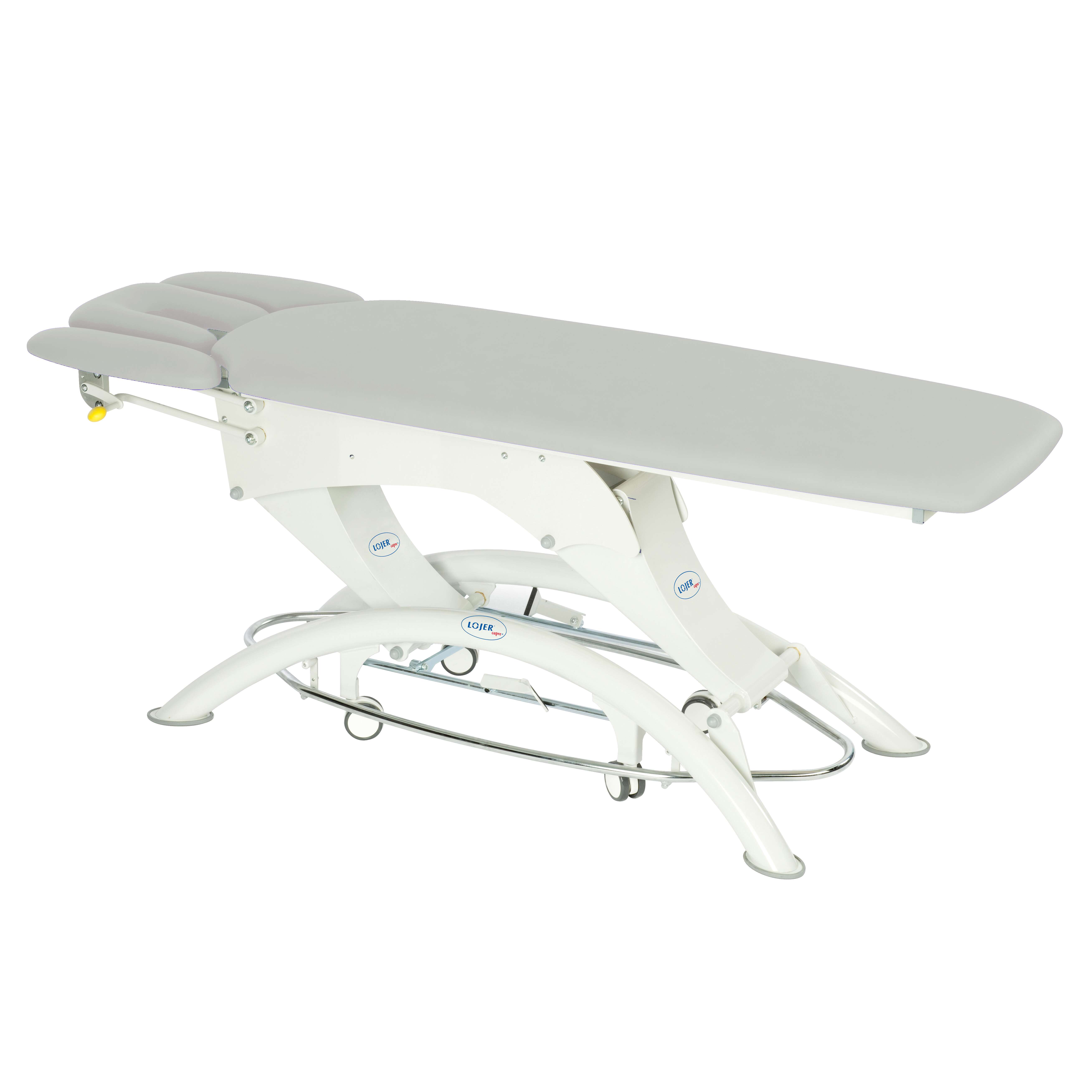 Lojer Elektrische Therapieliege „Capre M4“, 4-teilig, Silver, 80 cm