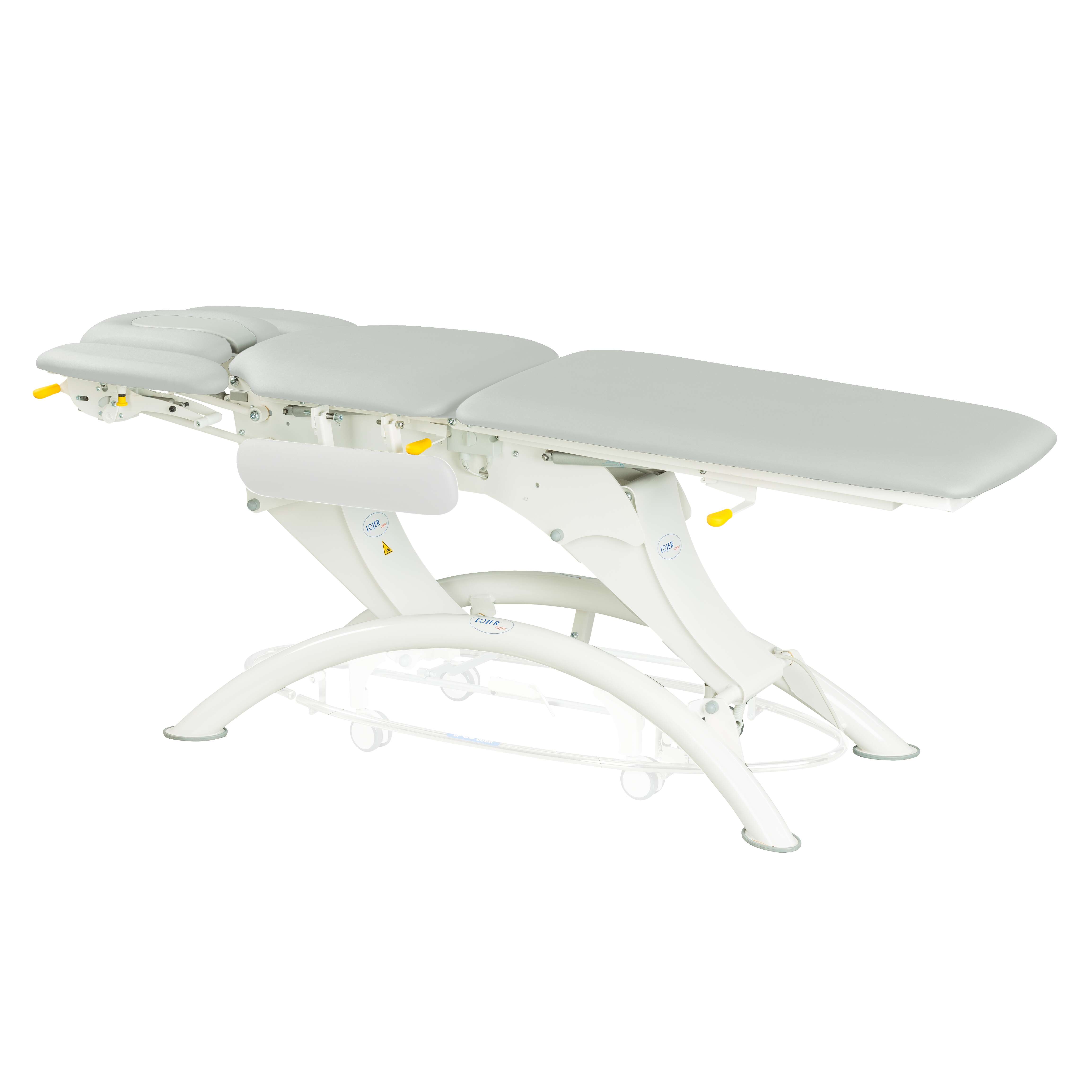 Lojer Elektrische Therapieliege „Capre F5“, 5-teilig, Silver, 65 cm