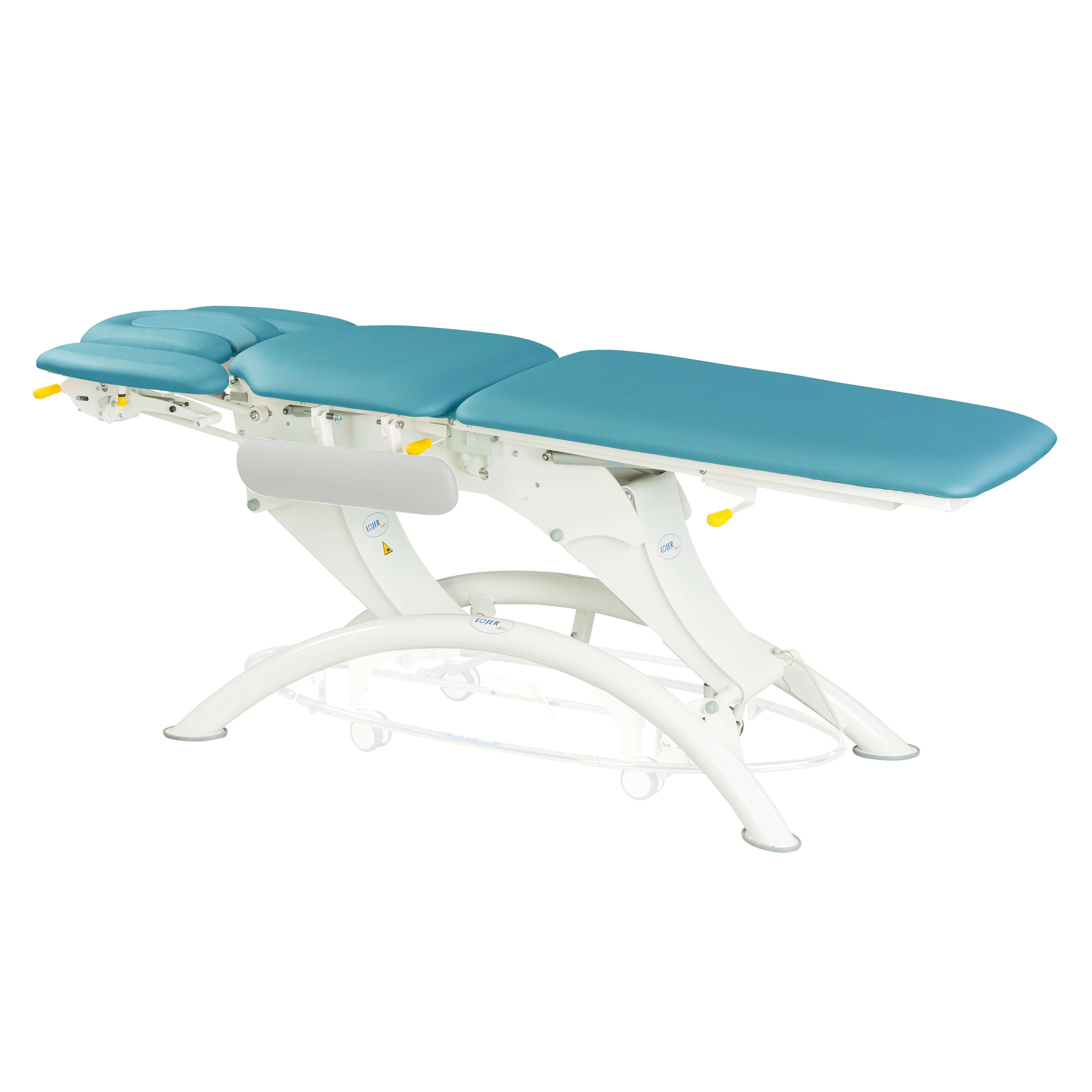 Lojer Elektrische Therapieliege „Capre F5“, 5-teilig, Lagoon, 65 cm