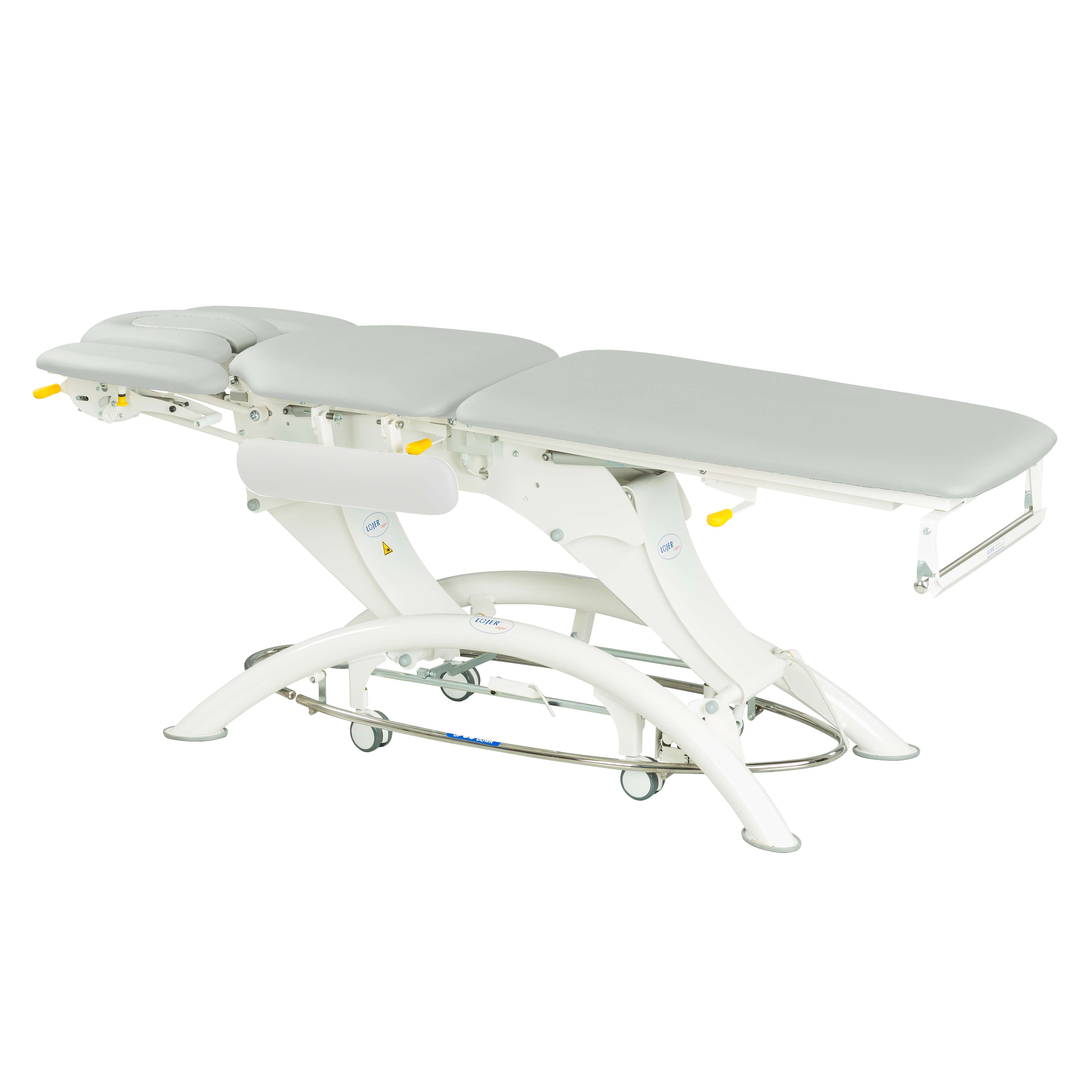 Lojer Elektrische Therapieliege „Capre F5“, 5-teilig, Silver, 75 cm