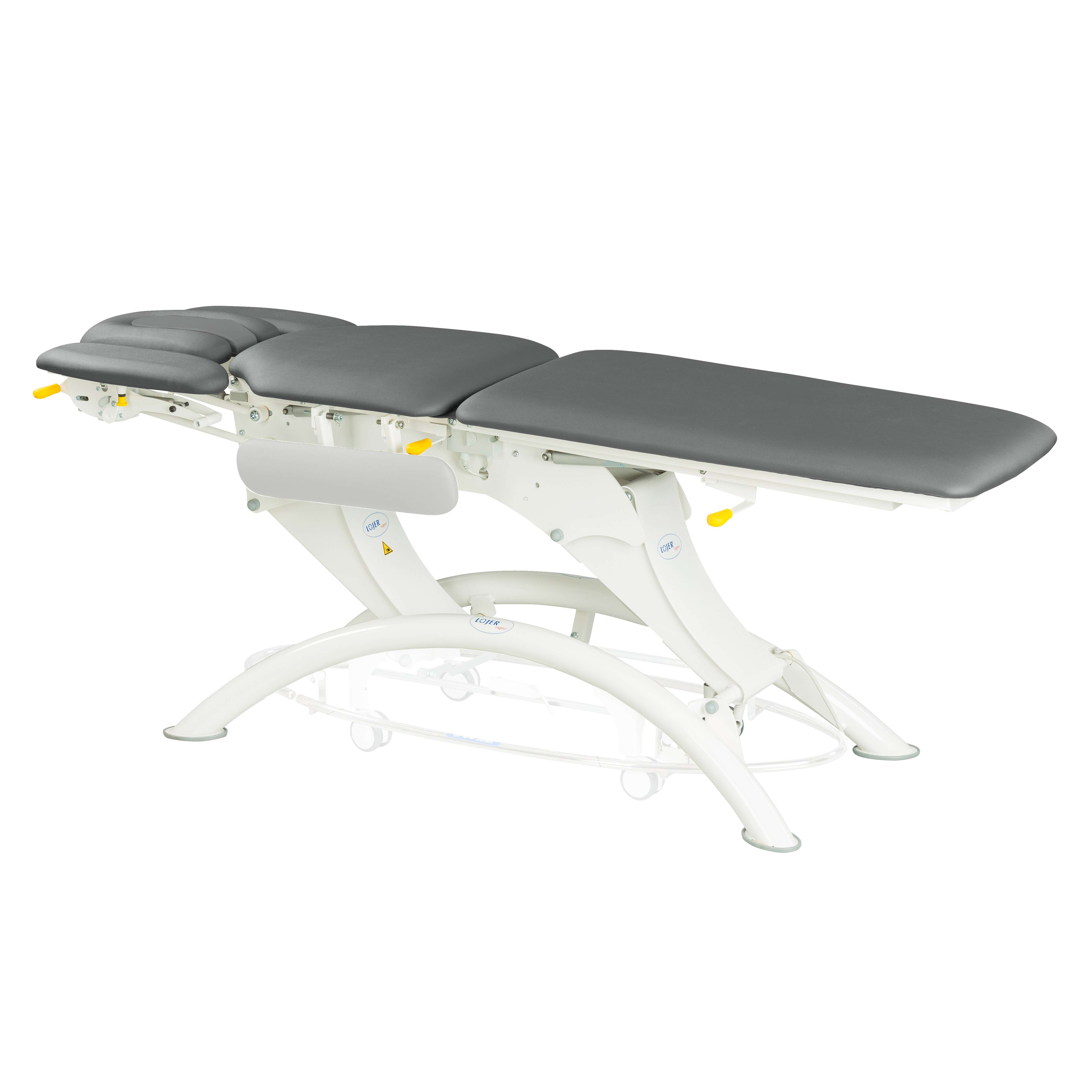 Lojer Elektrische Therapieliege „Capre F5“, 5-teilig, Titanium, 75 cm