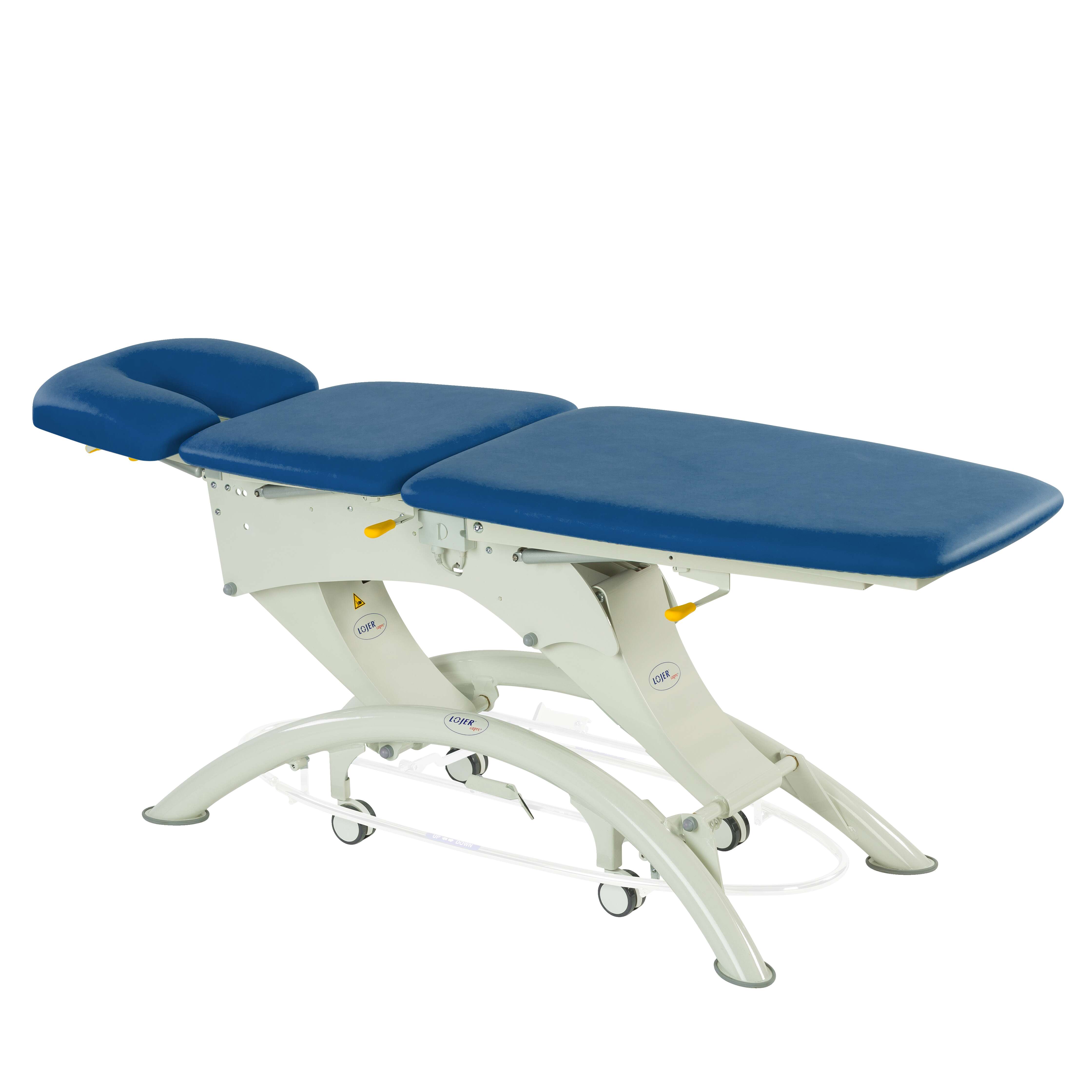 Lojer Elektrische Therapieliege „Capre F3“, 3-teilig, Sapphire, 65 cm
