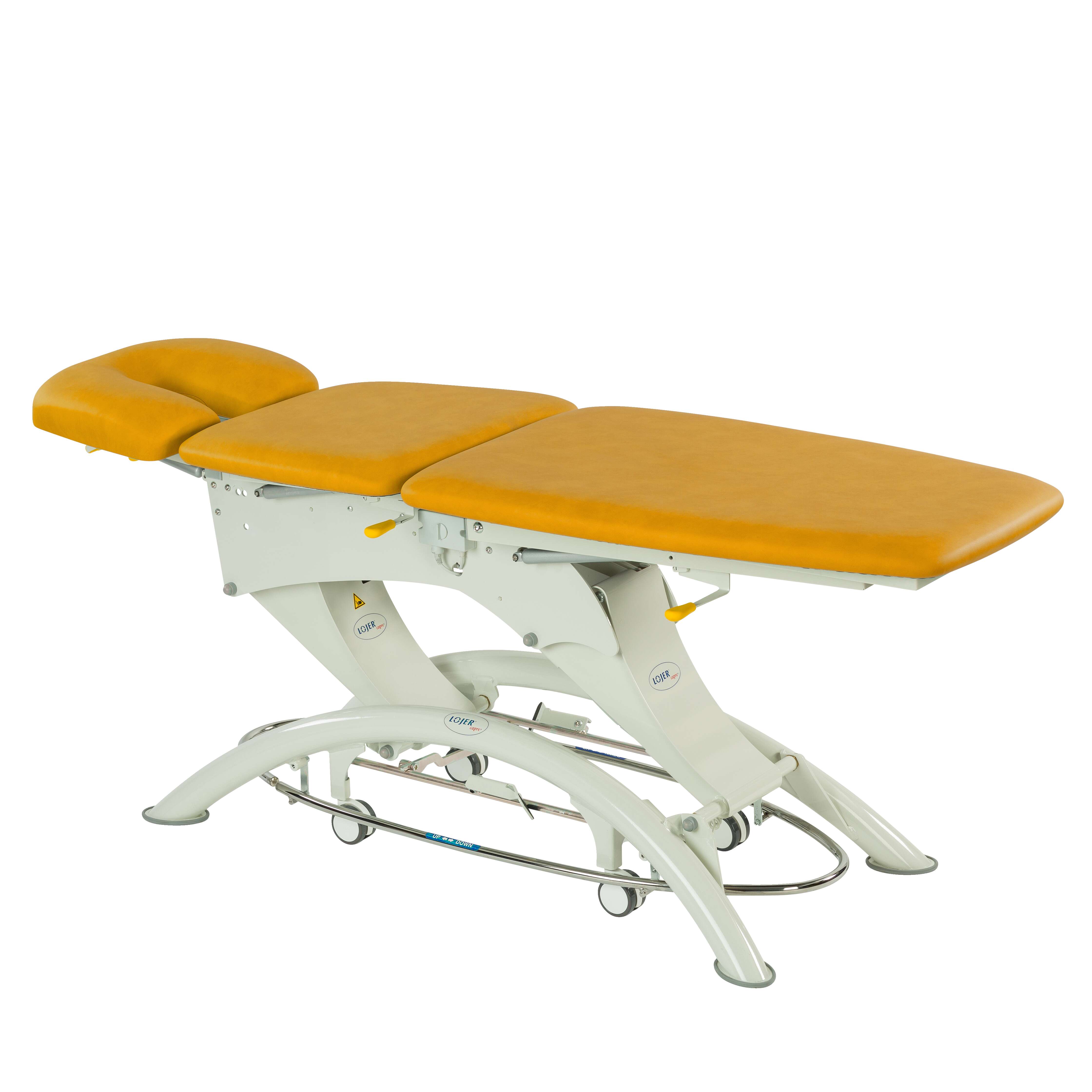 Lojer Elektrische Therapieliege „Capre F3“, 3-teilig, Sunrise, 65 cm