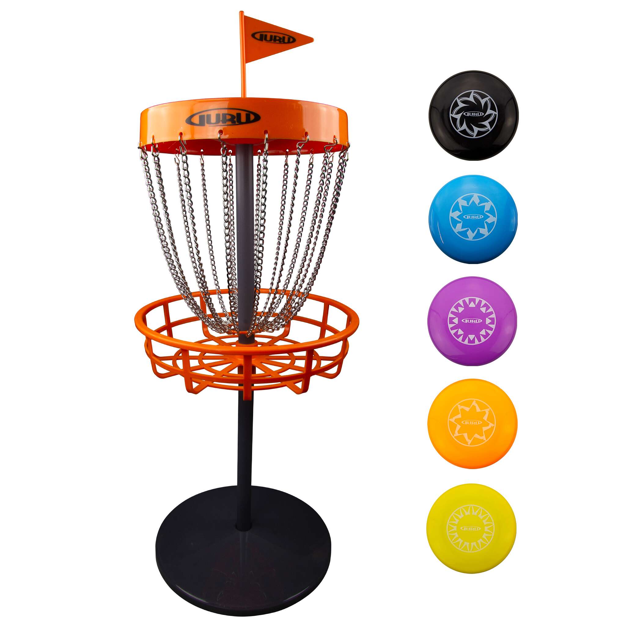 Discgolf-Set „Guru Mini Basket Set“