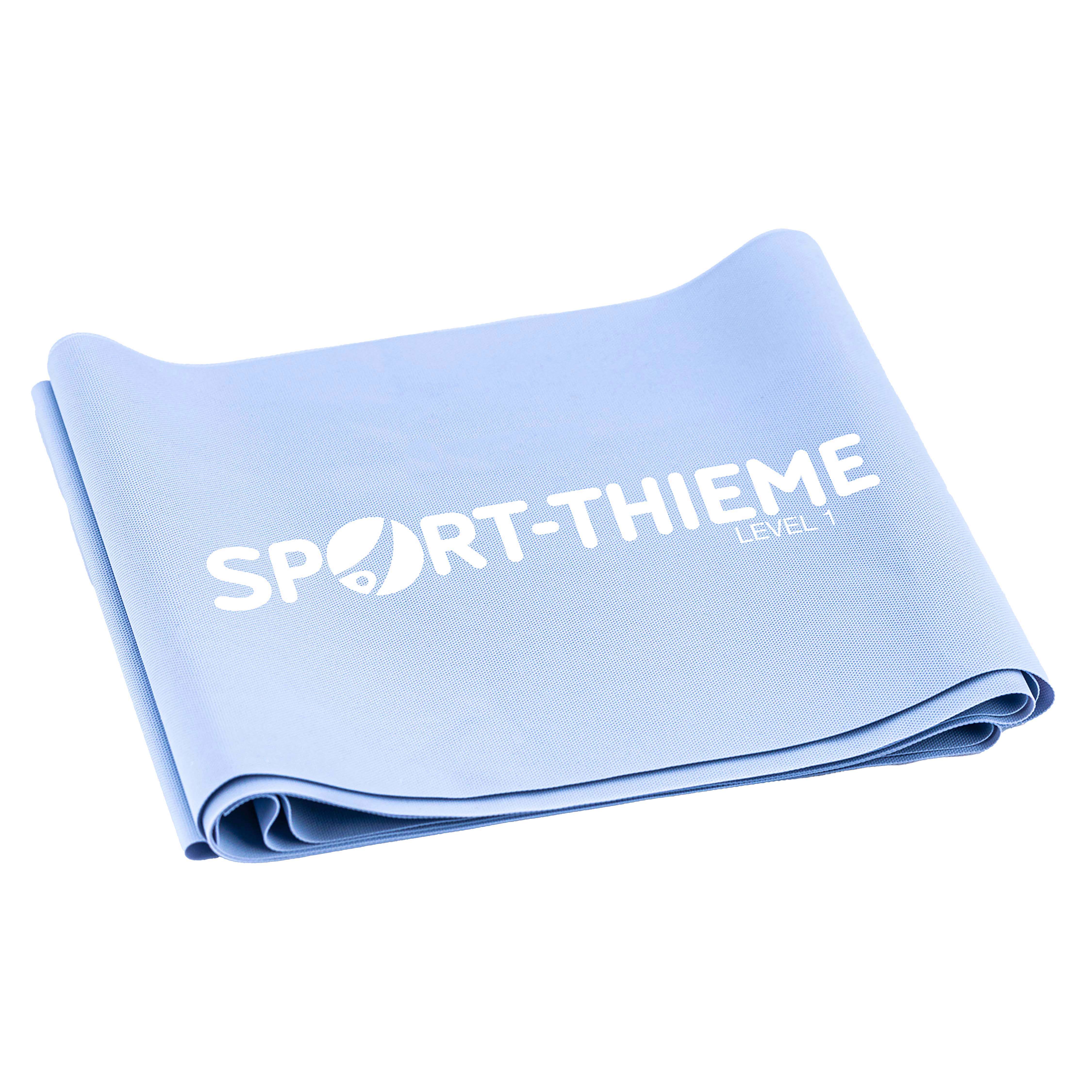 Sport-Thieme Fitnessband „125“, Hellblau, Leicht, 2,5 m