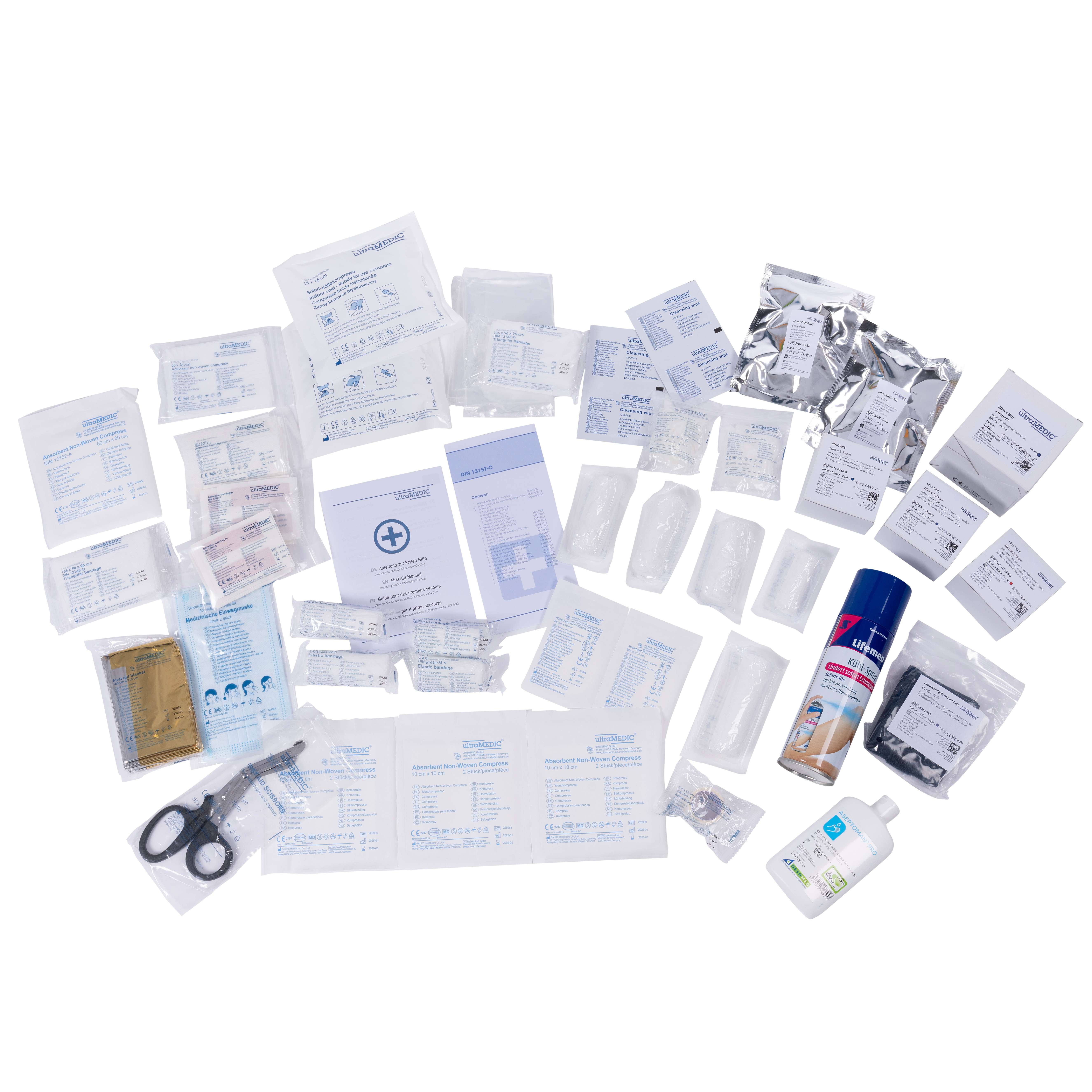 „Ultramedic Nachfüllpackung für Erste-Hilfe-Koffer „“Sport“““