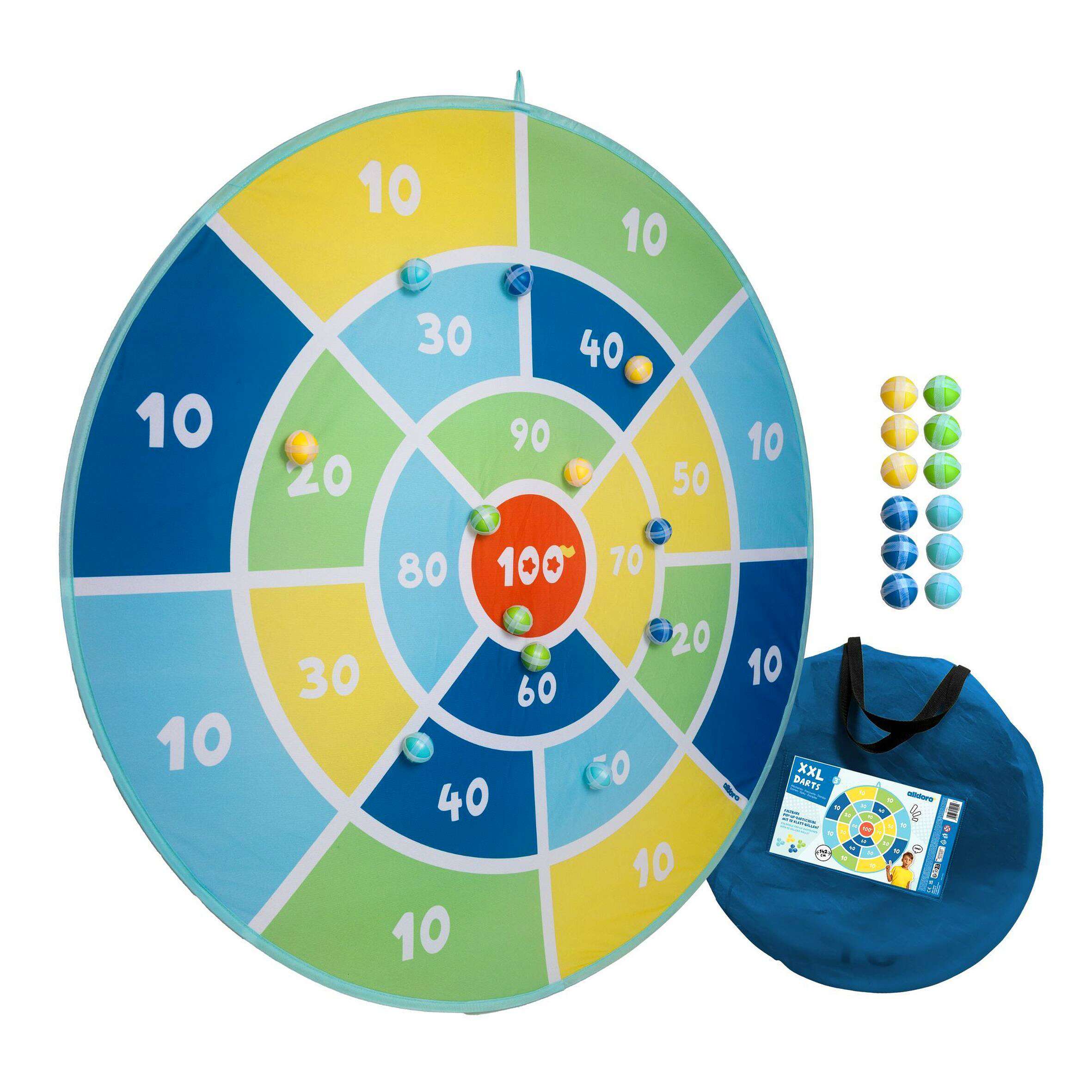 Alldoro Zielwurfspiel-Set „XXL-Dartscheibe“
