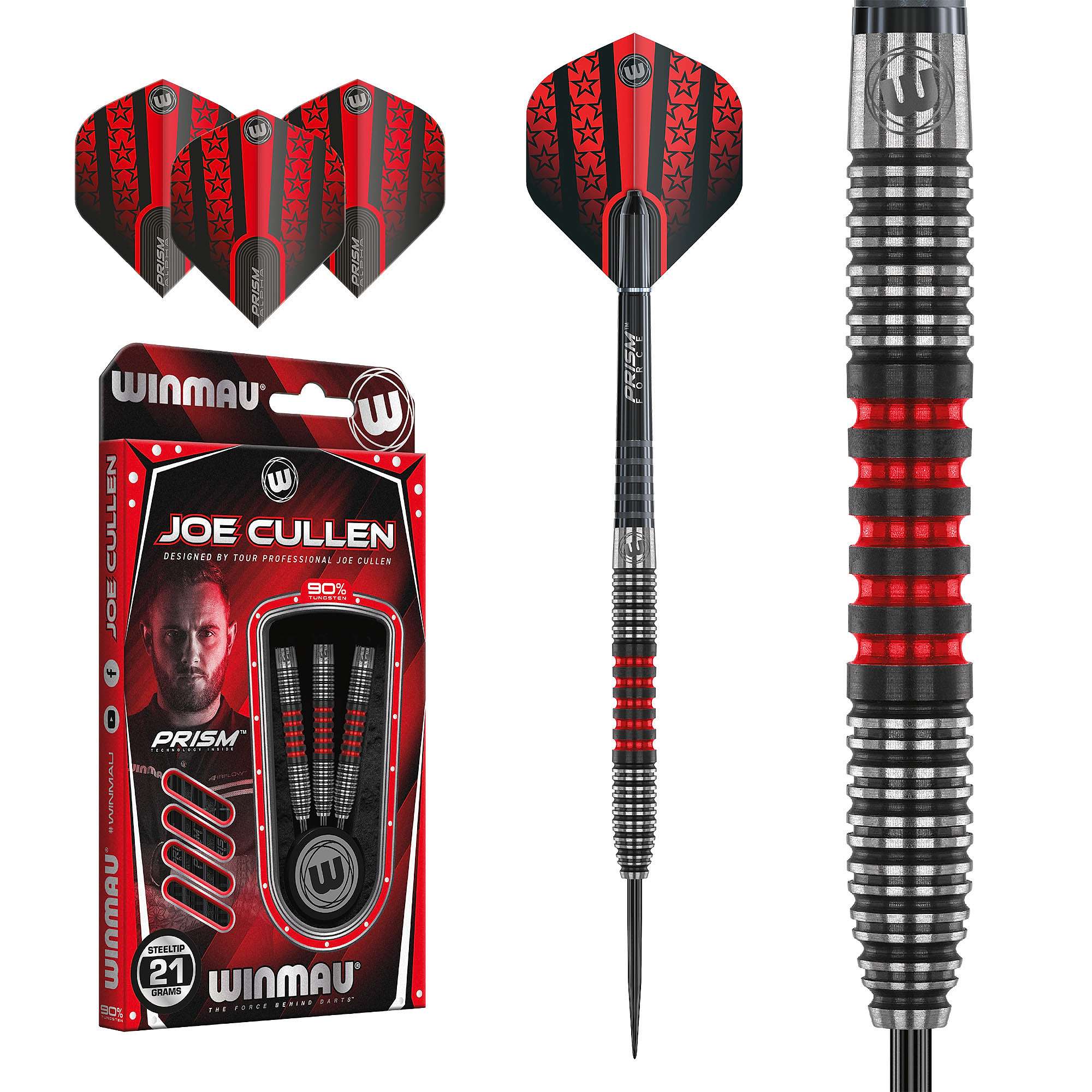 Winmau Steeldarts „Joe Cullen Signature Edition“, 21 g