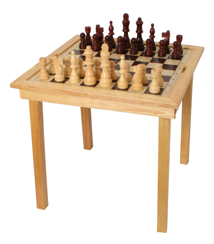 Bartl Spieltisch "Schach, Dame & Ludo"