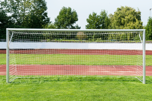 Sport-Thieme Kleinfeld-Fußballtor mit freier Netzaufhängung SimplyFix, eckverschweißt