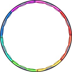 Powerhoop Fitnessring "Deluxe"