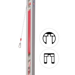 Sport-Thieme Flaschenzug-Spannvorrichtung für Pfosten 80x80 mm und ø 83 mm