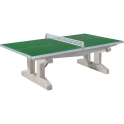 Sport-Thieme Bordtennisbord "Premium" Grøn, Lang fod, til fundament