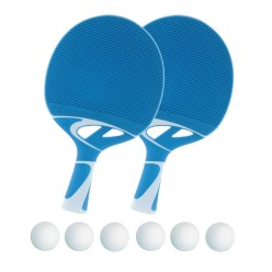 Cornilleau Tischtennisschläger-Set "Tacteo 30" Bälle Weiß, Edition 2022