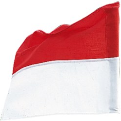 Sport-Thieme for Boundary Poles with a Diameter of up to 30 mm Flag Red/white